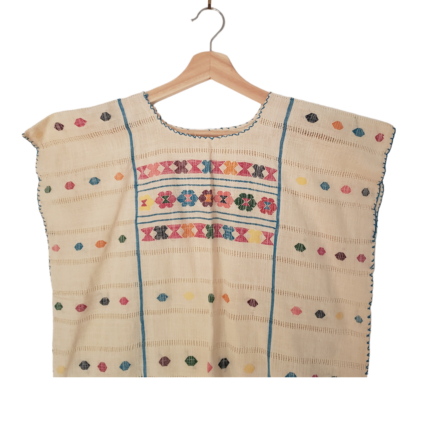 Mexican Woven Top Huipil Handmade