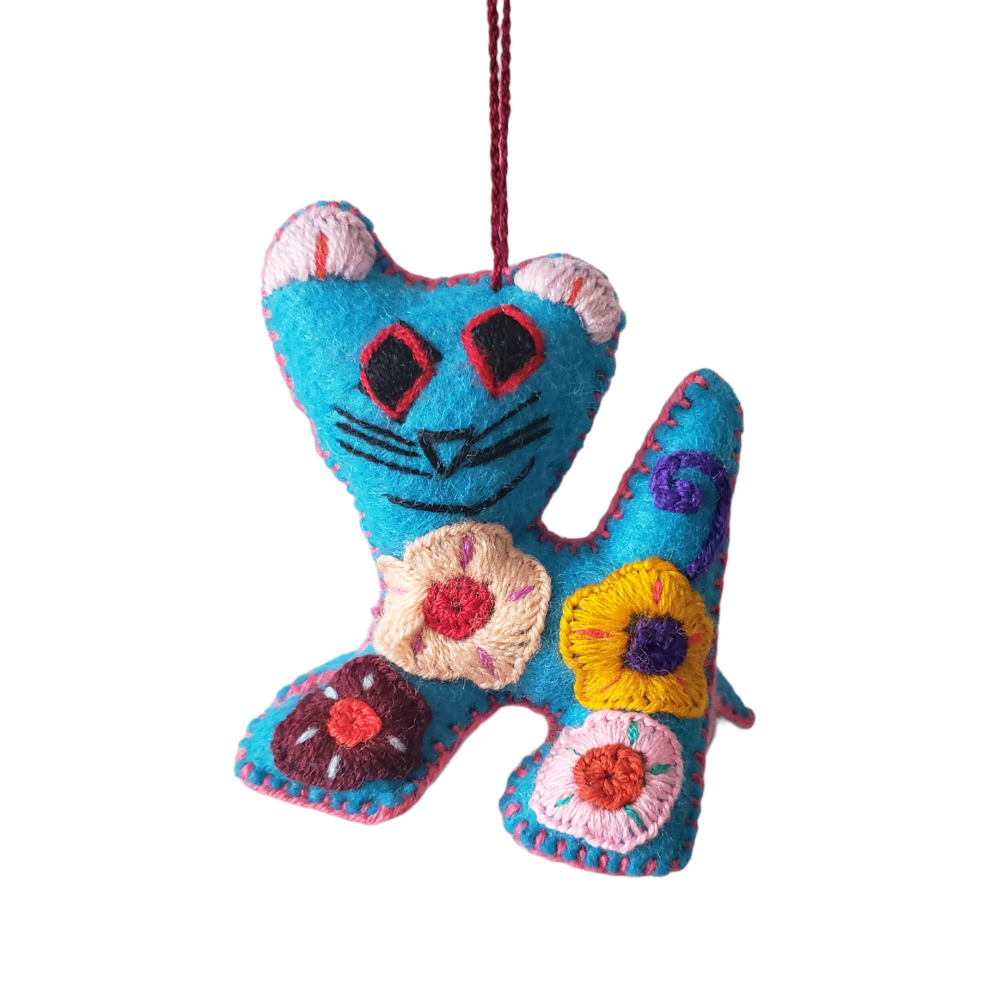 Mini Cat Animalito Ornament Chiapas Mexico