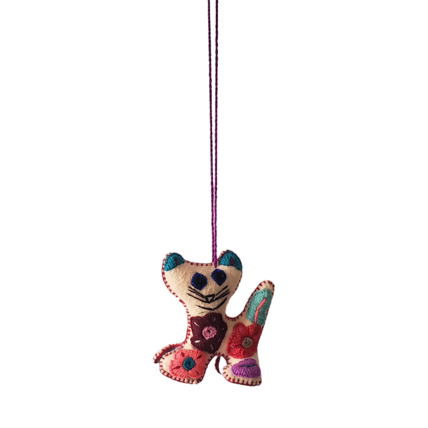Mini Cat Animalito Ornament Chiapas Mexico