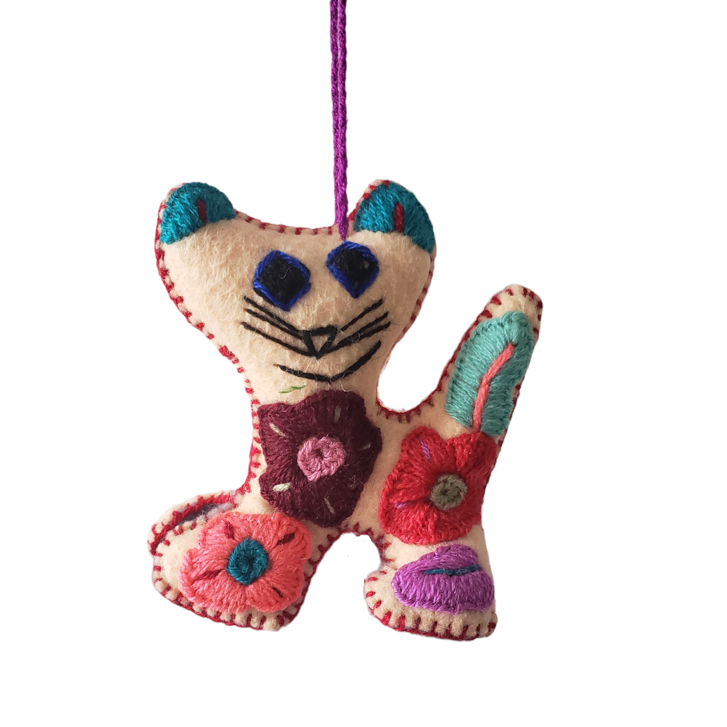 Mini Cat Animalito Ornament Chiapas Mexico