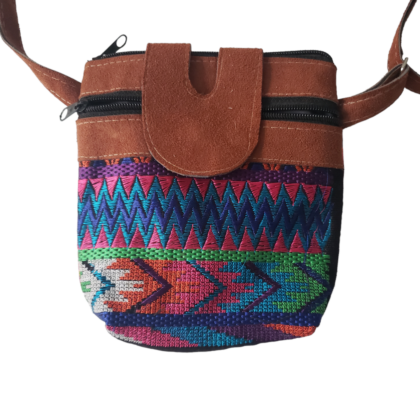 Mexican Embroidered Geometric Bag Shoulder Crossbody