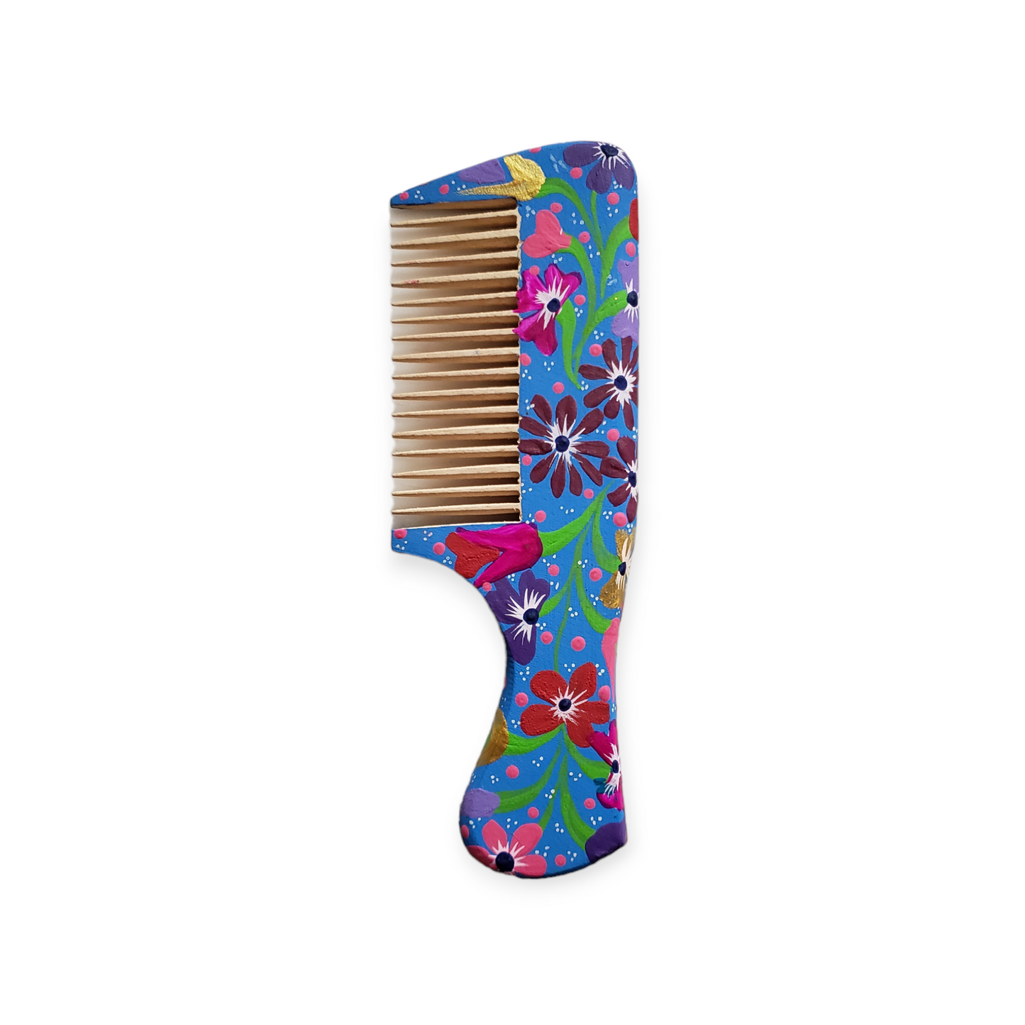 Hand-painted Wooden Mexican Comb