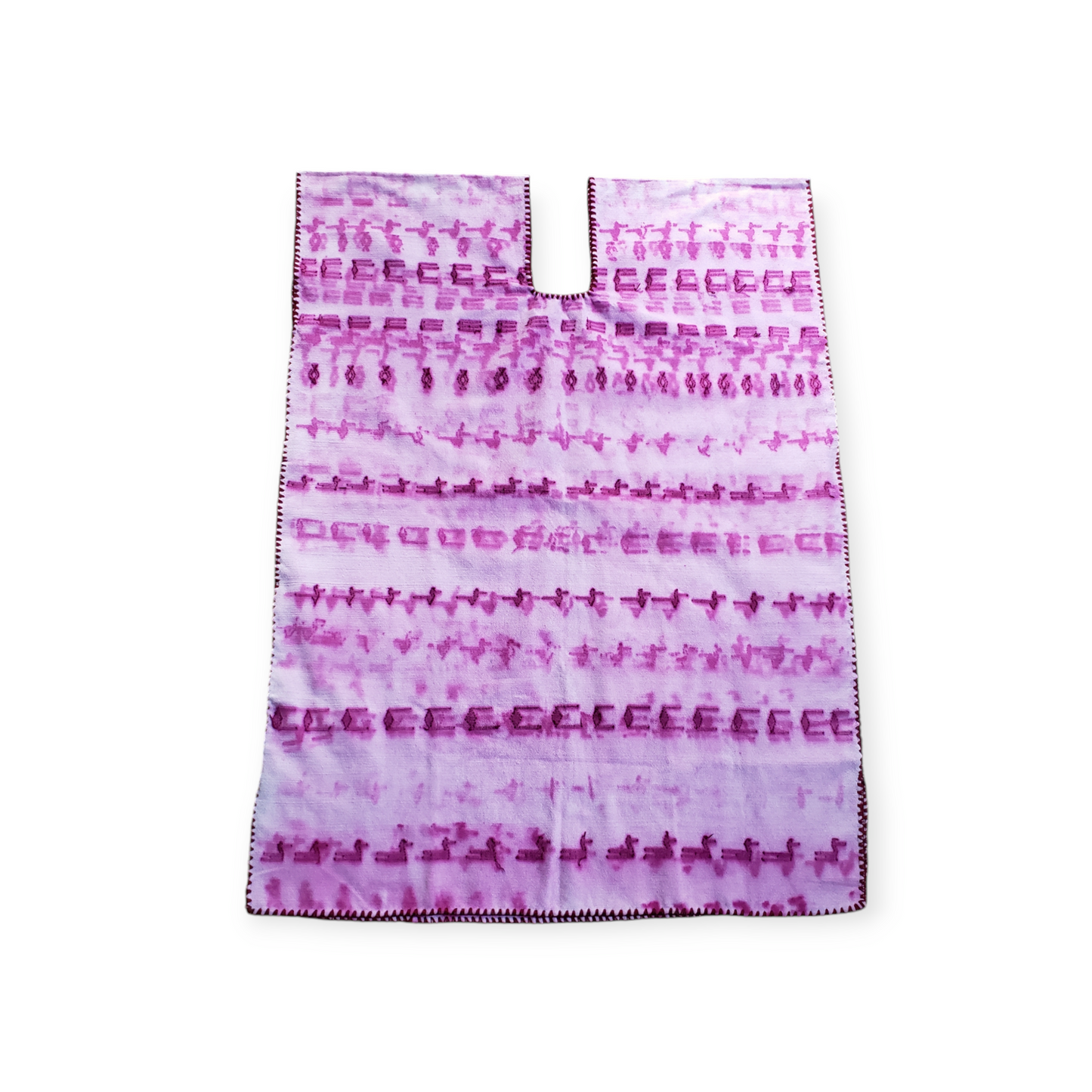 San Juan Colorado Huipil Mexican Kaftan Natural Dyes