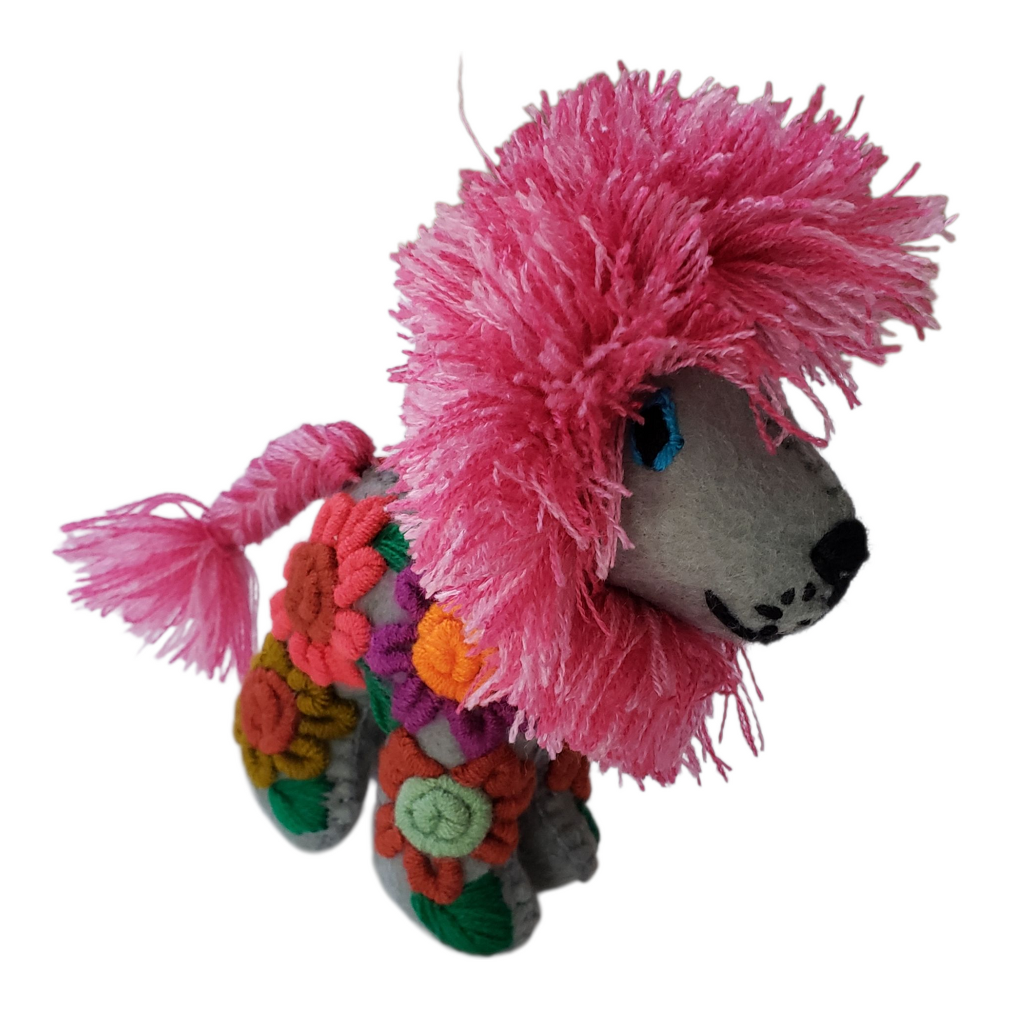 Small Lion Animalito Rococo Style from Chiapas Mexico