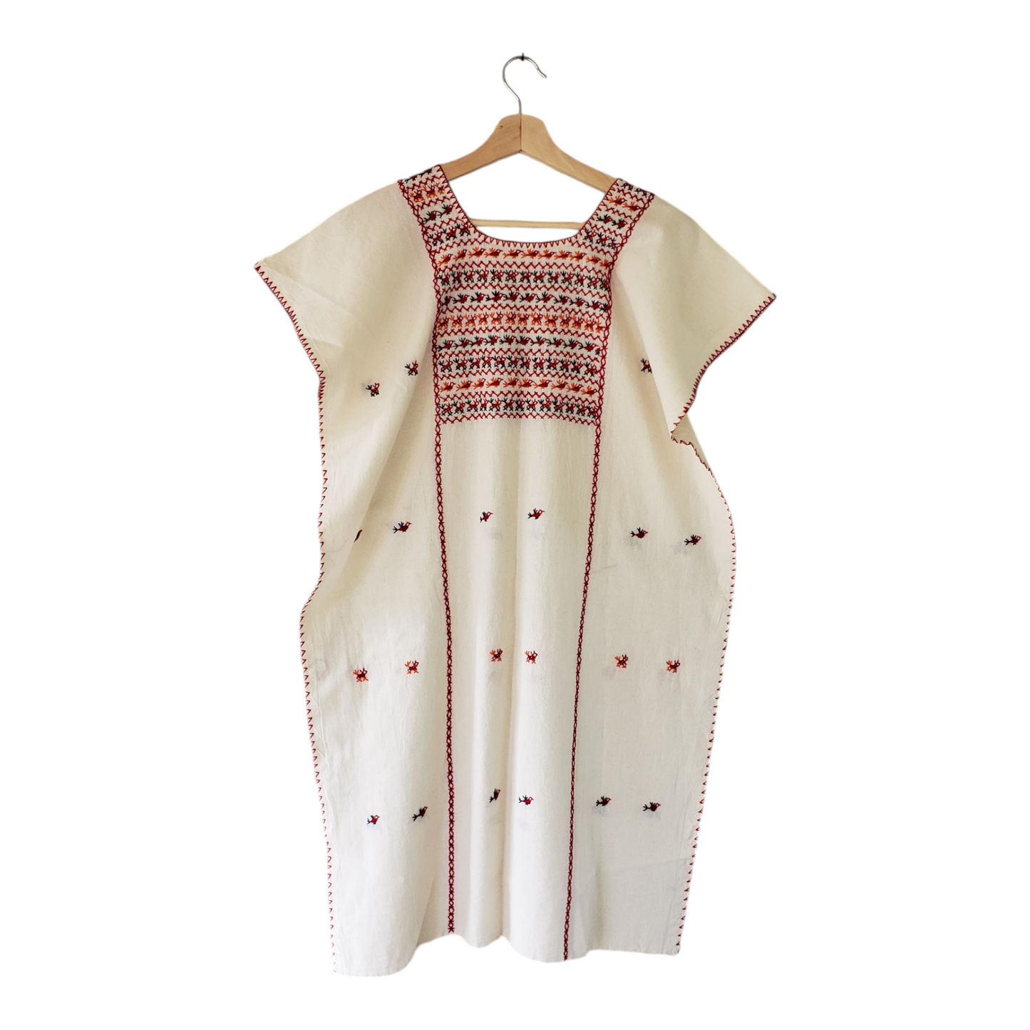 Mexican Amuzgo Huipil Dress Handmade in Oaxaca Mexico
