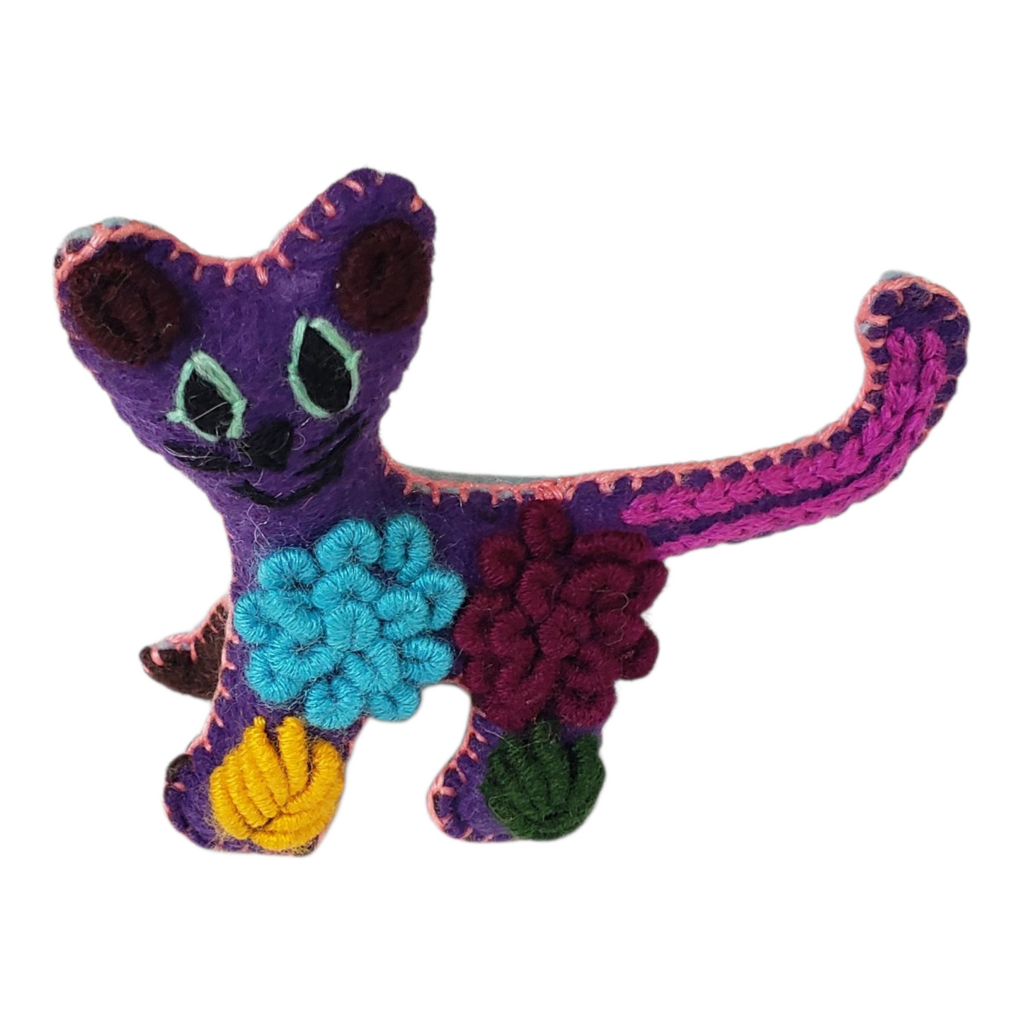 Mini Cat Animalitos Rococo Style Chiapas Mexico