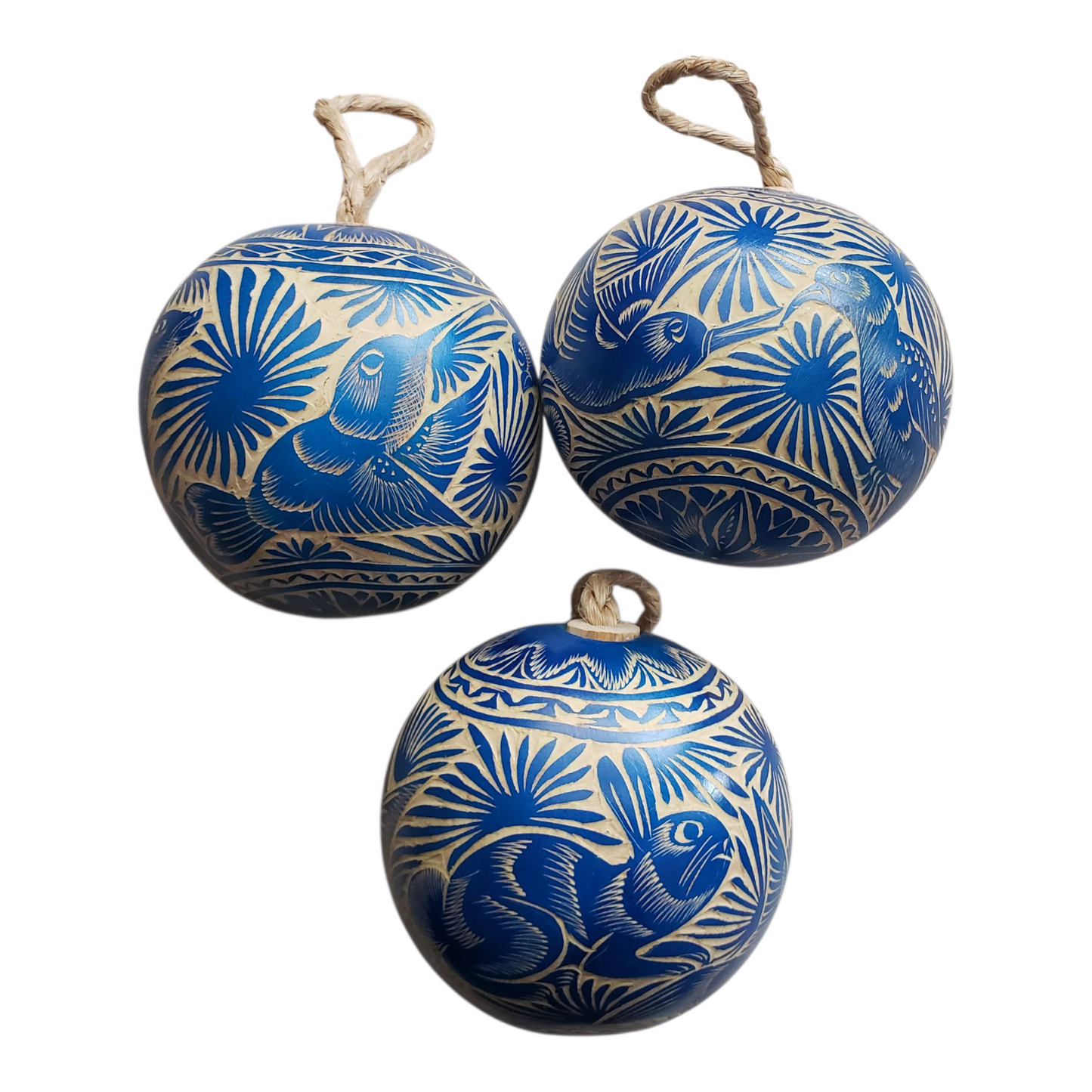 Jicara Gourd Ornament from Oaxaca Mexico