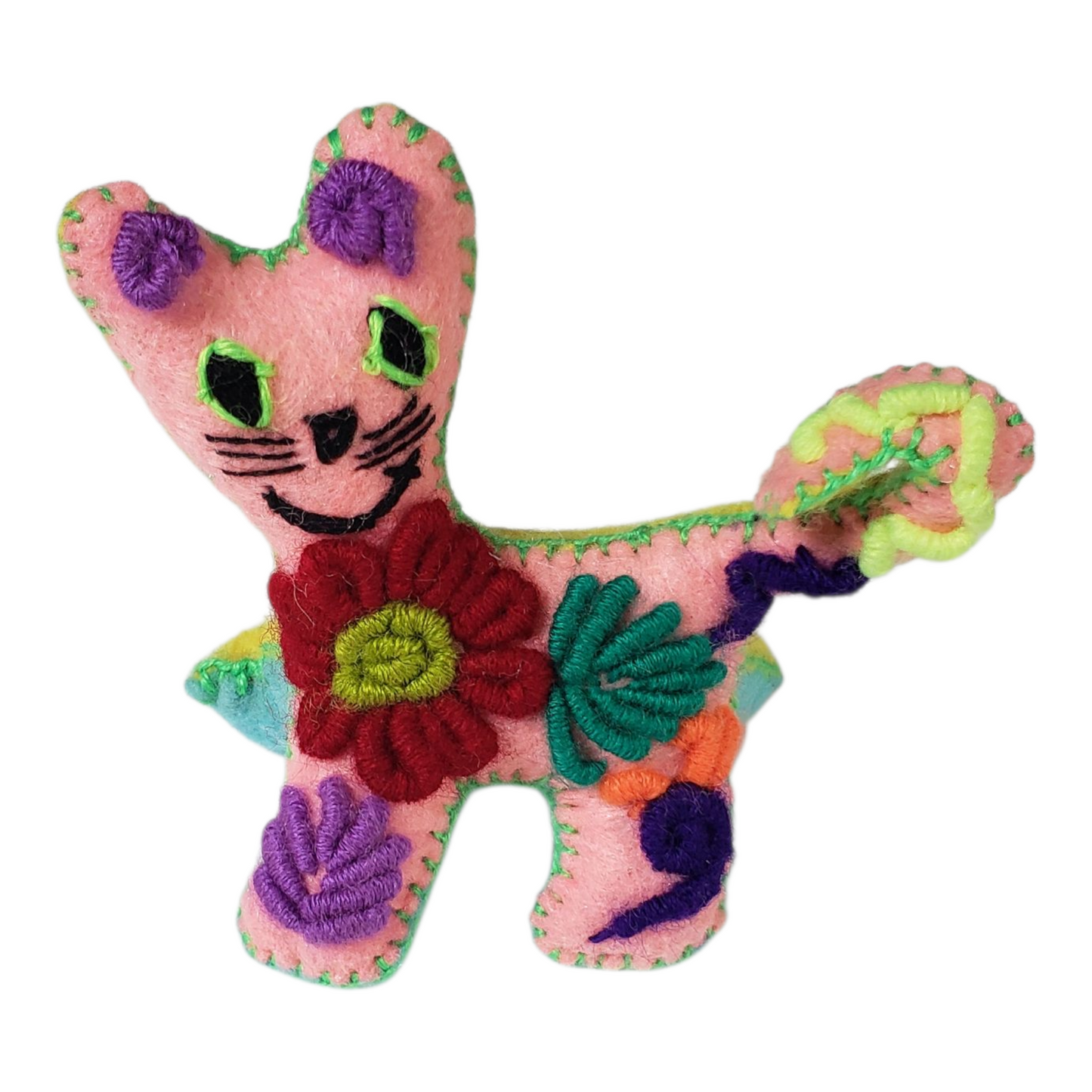 Mini Cat Animalitos Rococo Style Chiapas Mexico