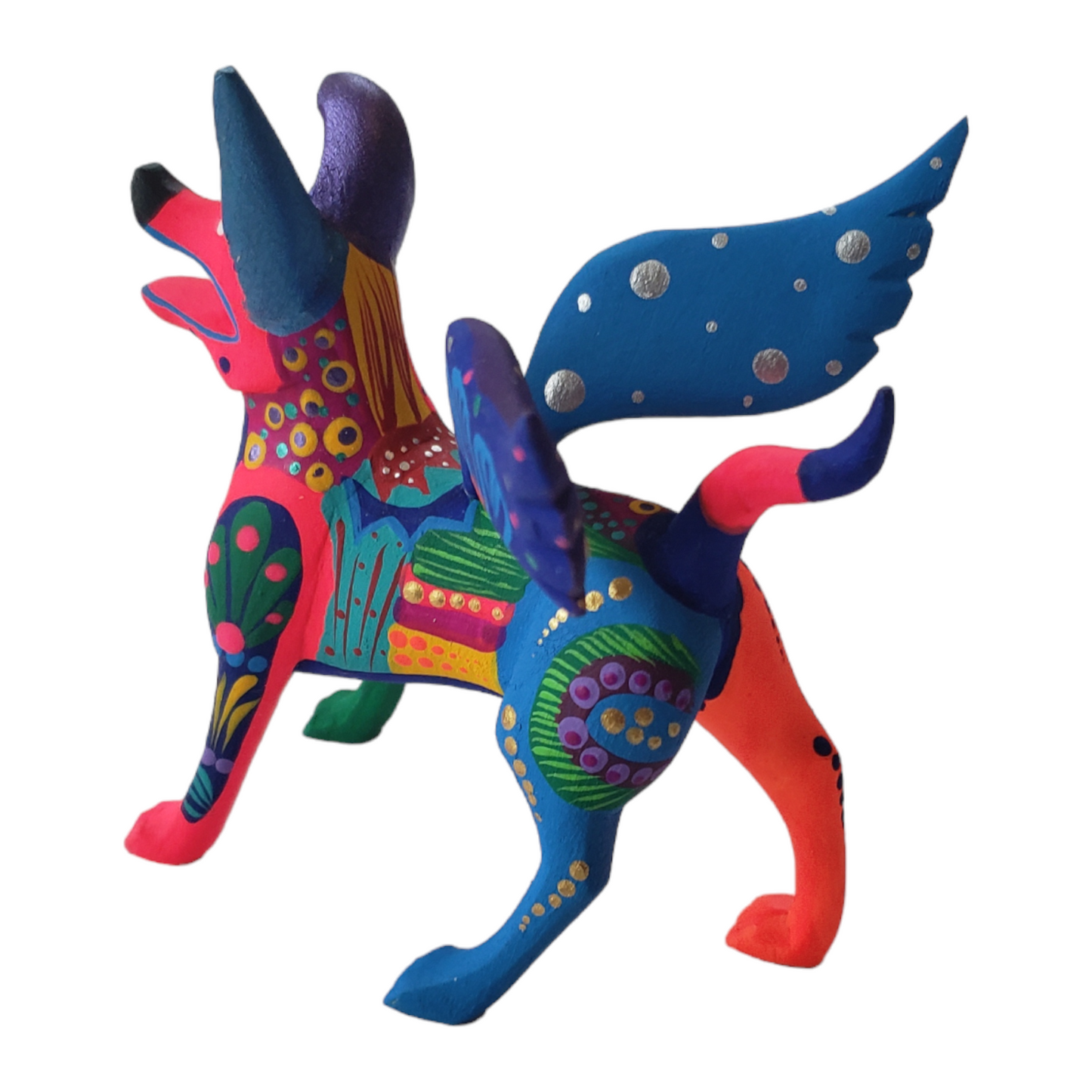 Medium Dante Colorful Dog Alebrije