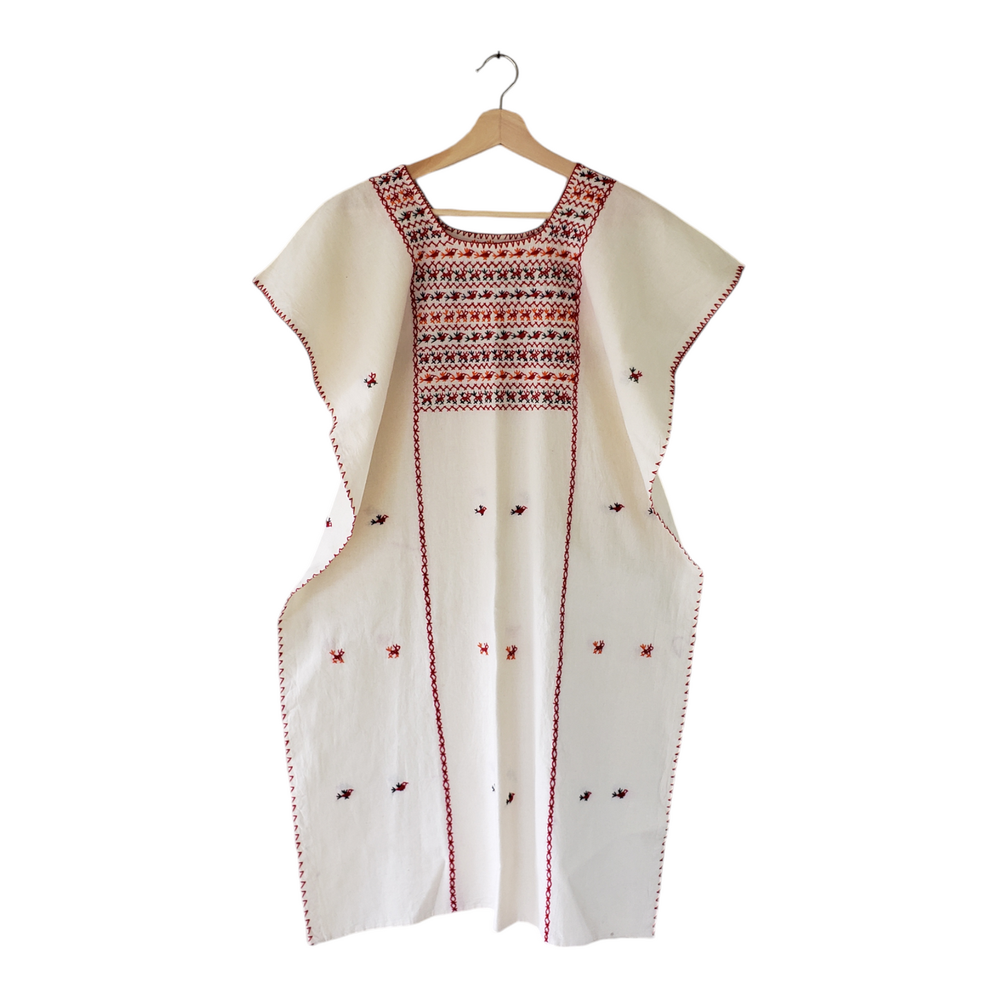 Mexican Amuzgo Huipil Dress Handmade in Oaxaca Mexico
