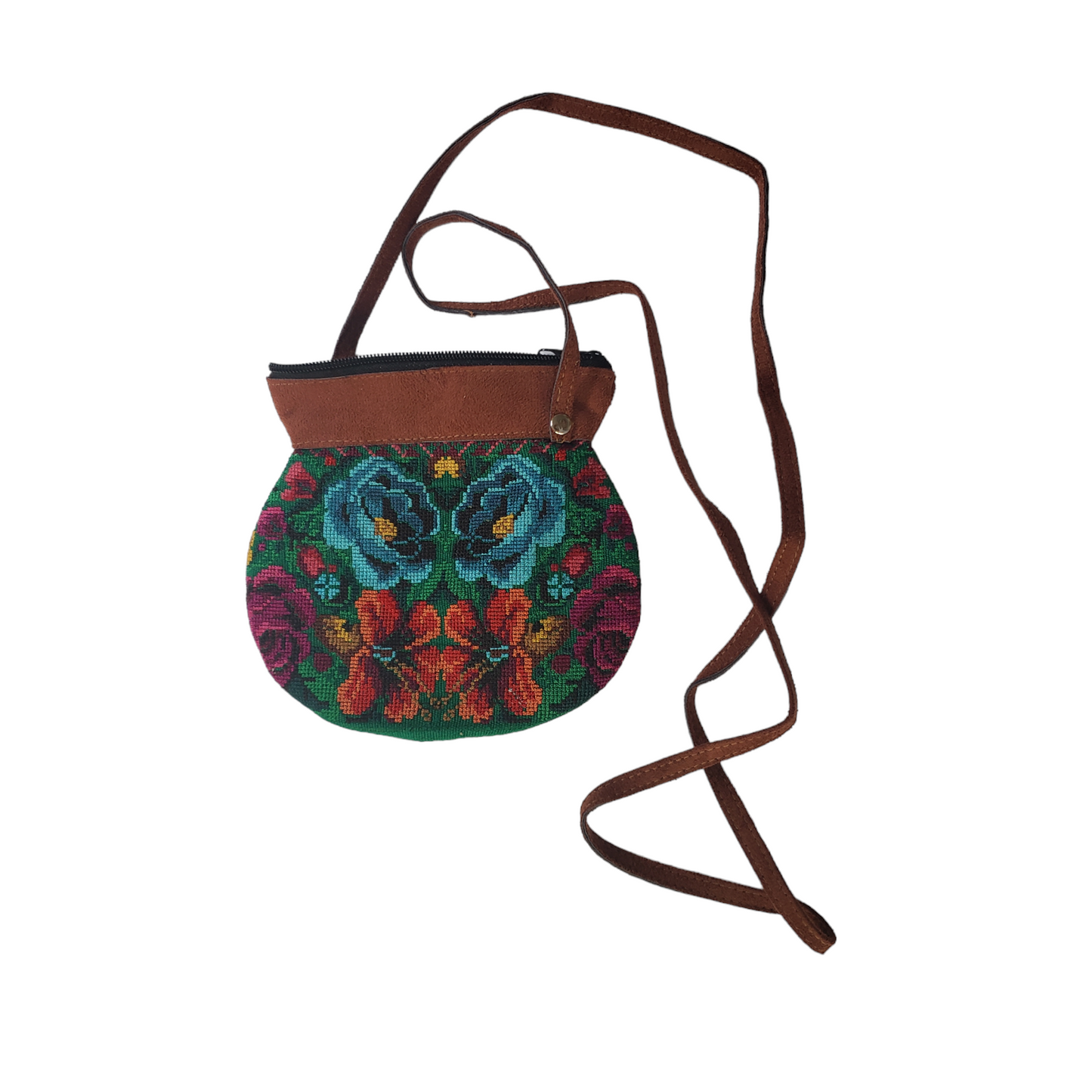 Needlepoint Small Crossbody Bag from Chiapas Mexico