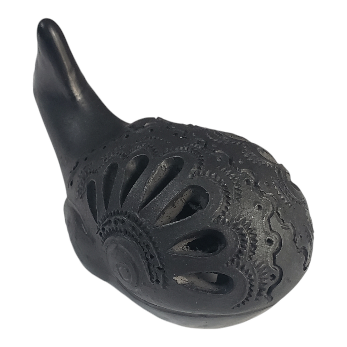 Barro Negro Whale Figurine from Oaxaca Mexico