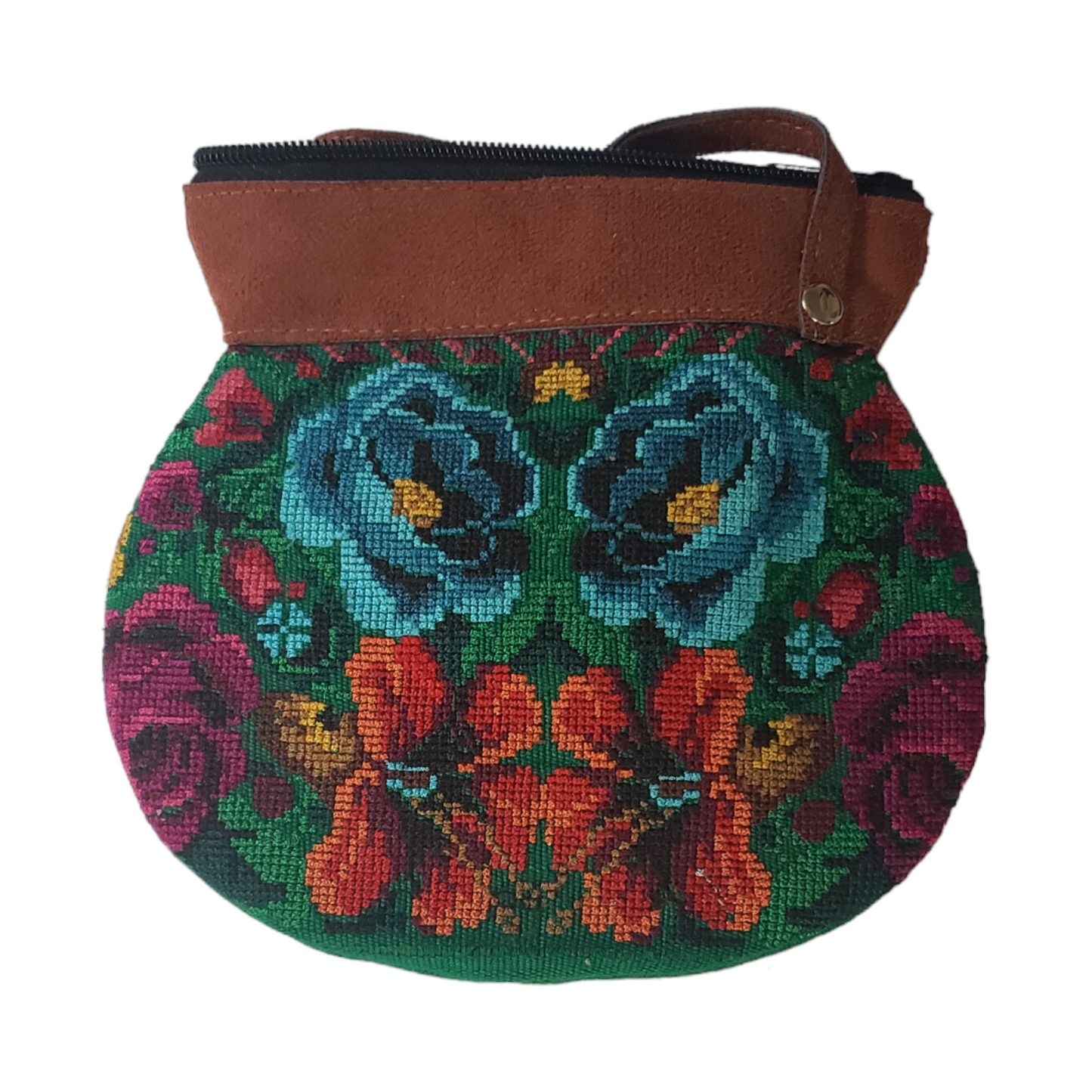 Needlepoint Small Crossbody Bag from Chiapas Mexico