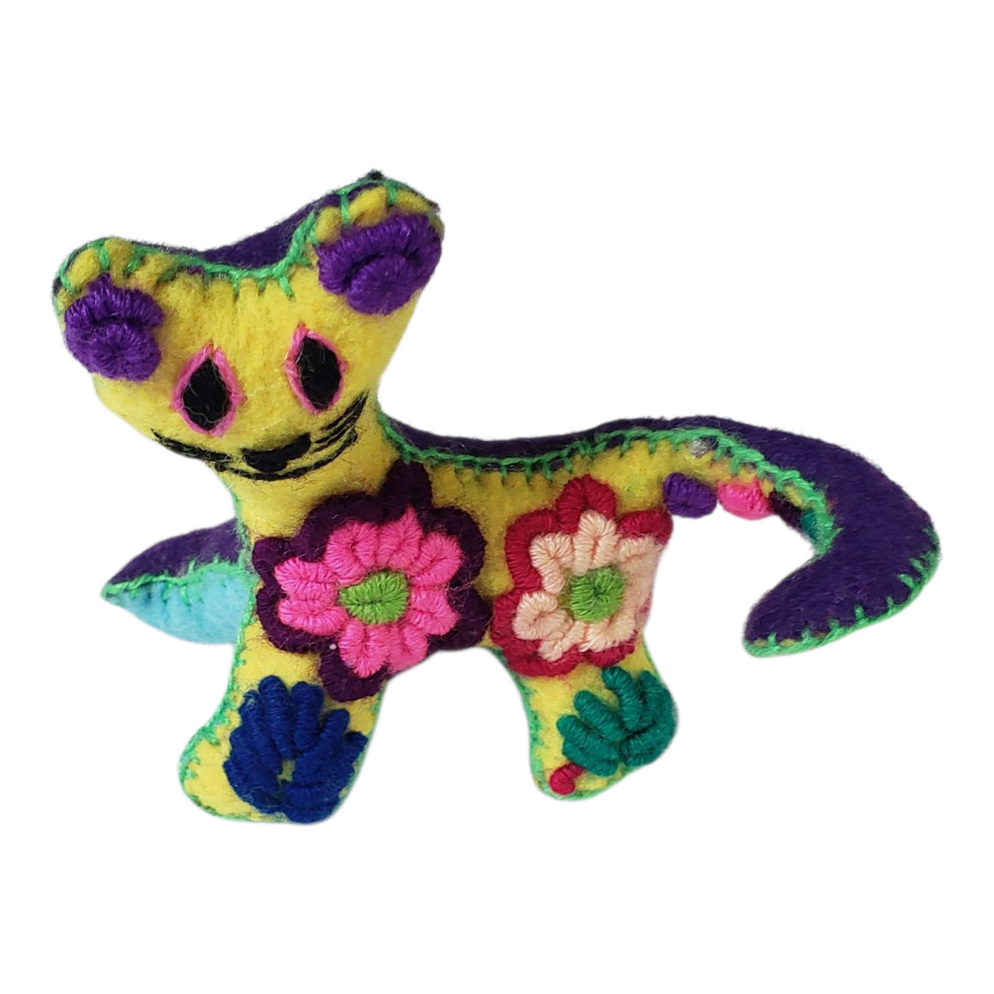 Mini Cat Animalitos Rococo Style Chiapas Mexico