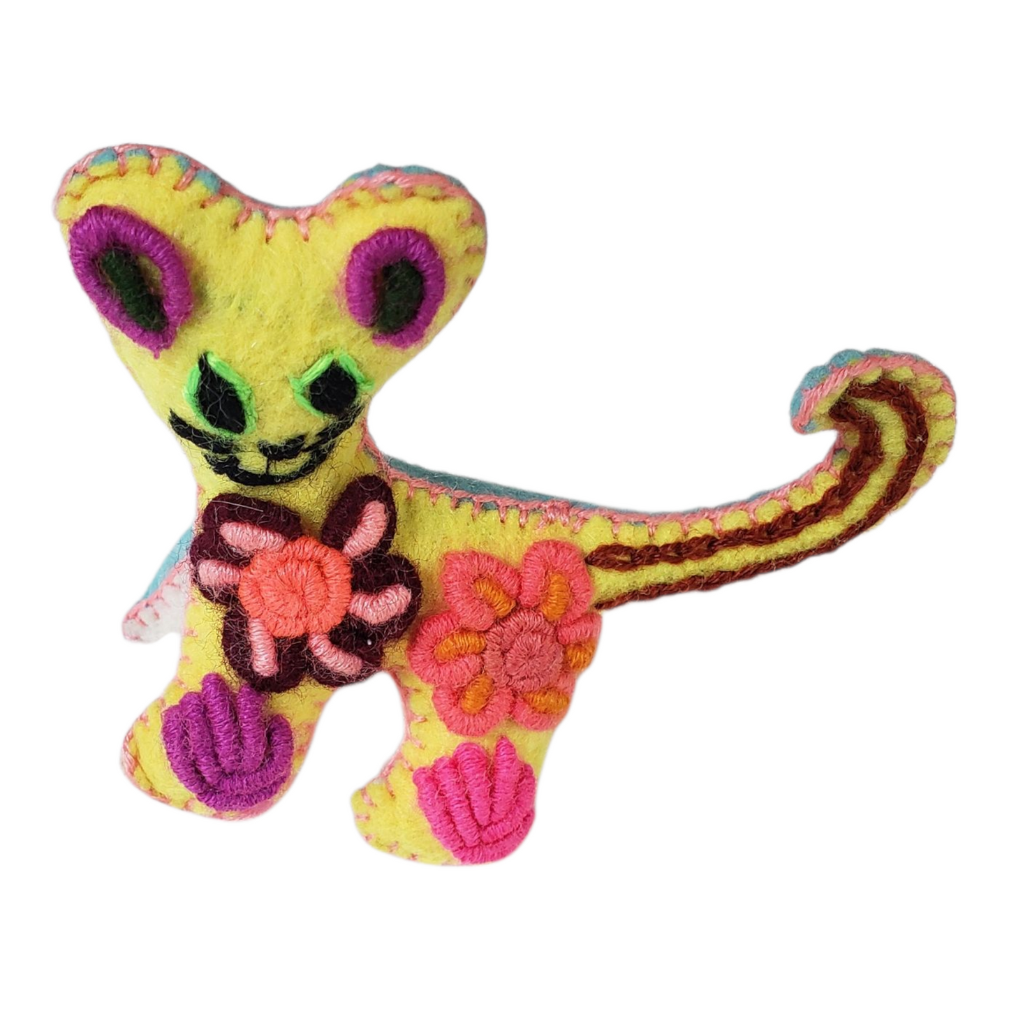 Mini Cat Animalitos Rococo Style Chiapas Mexico