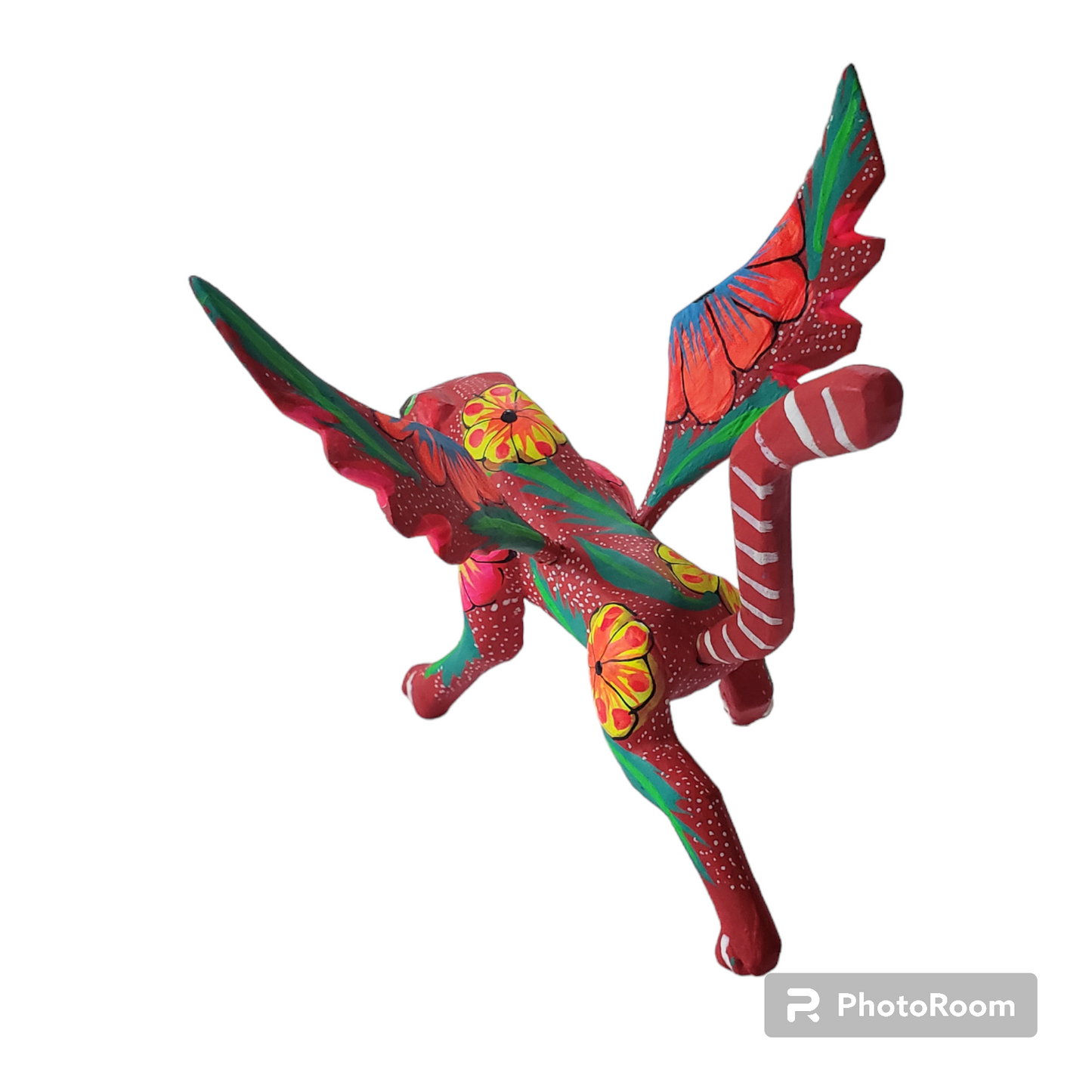 Colorful Jaguar Alebrije Wood Carving