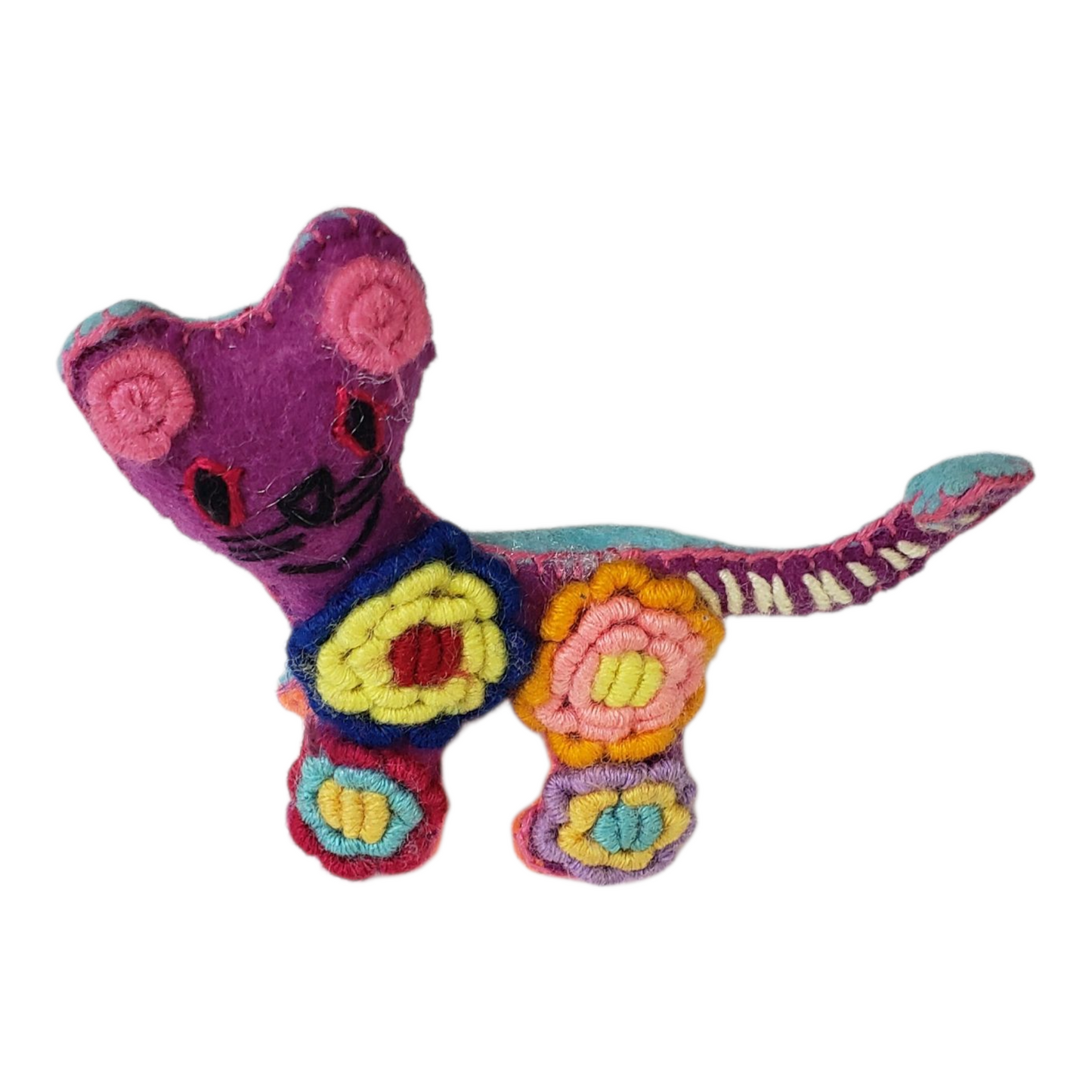 Mini Cat Animalitos Rococo Style Chiapas Mexico