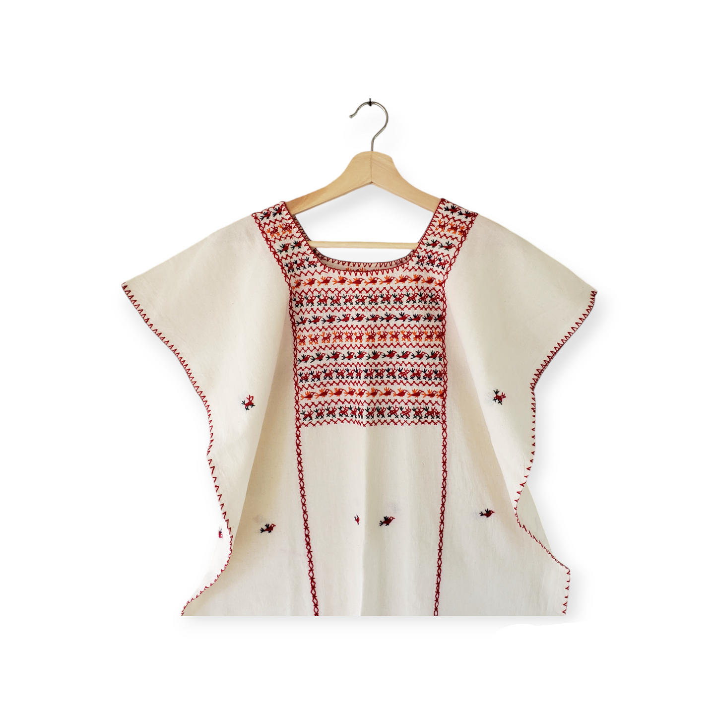 Mexican Amuzgo Huipil Dress Handmade in Oaxaca Mexico