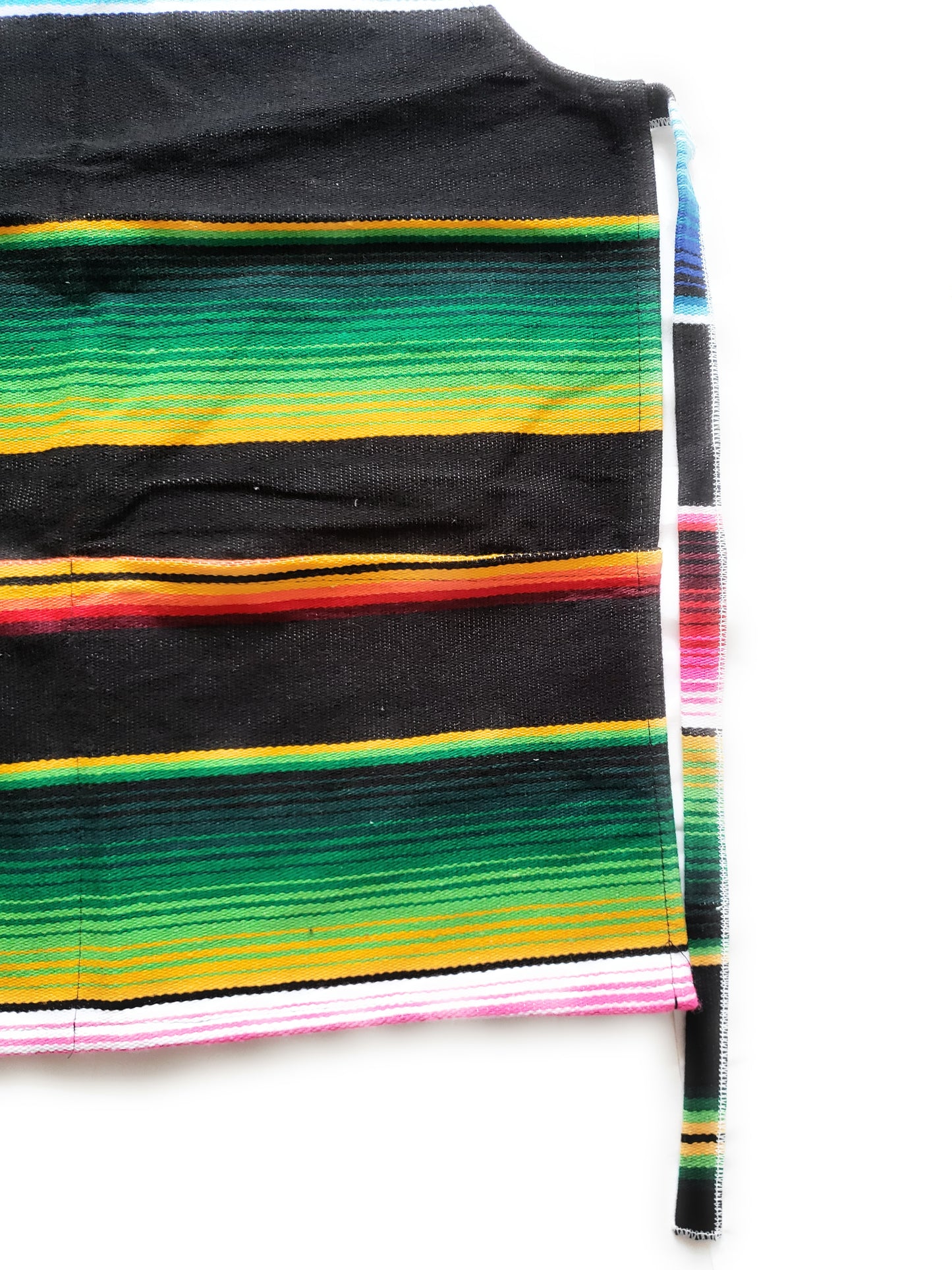 Mexican Colorful Sarape Apron With 2 Pockets - The Little Pueblo