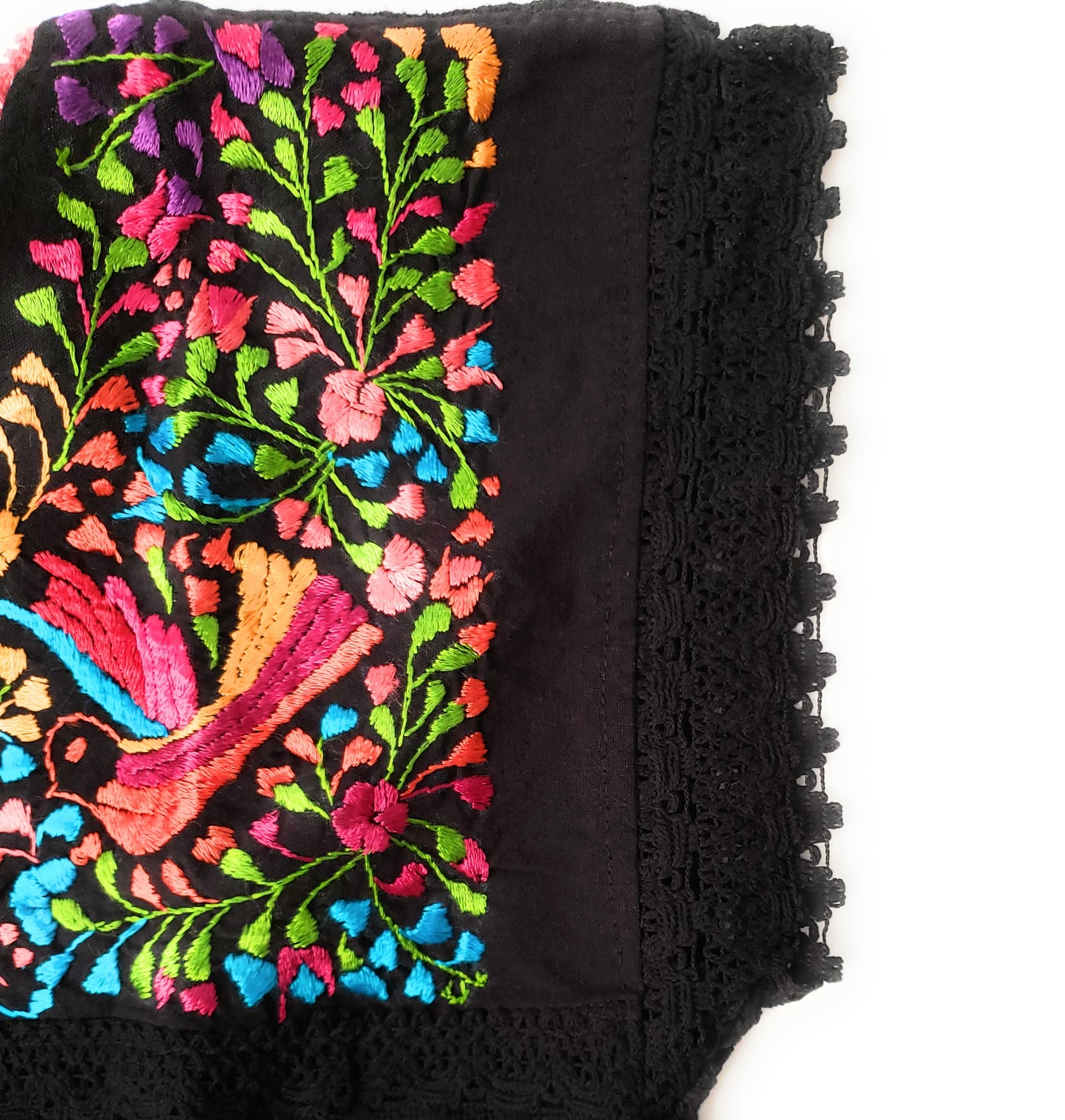 Handmade Woven Mexican Dove Bird Shirt from Oaxaca