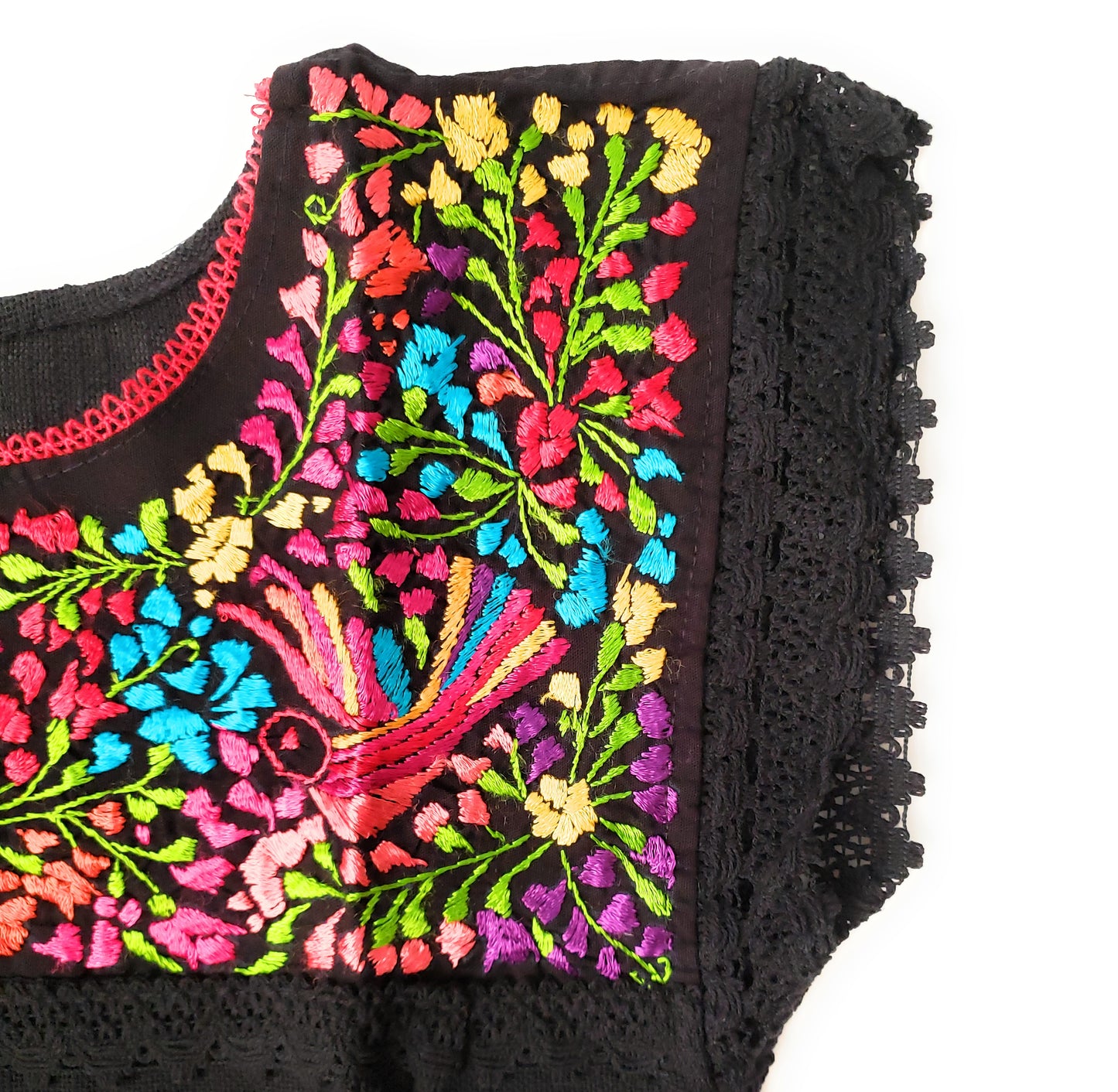 Handmade Woven Mexican Dove Bird Shirt from Oaxaca