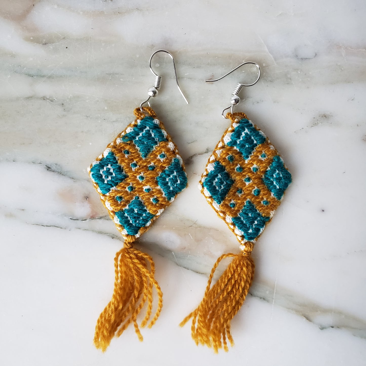 Mexican Tassel Earrings Handmade
