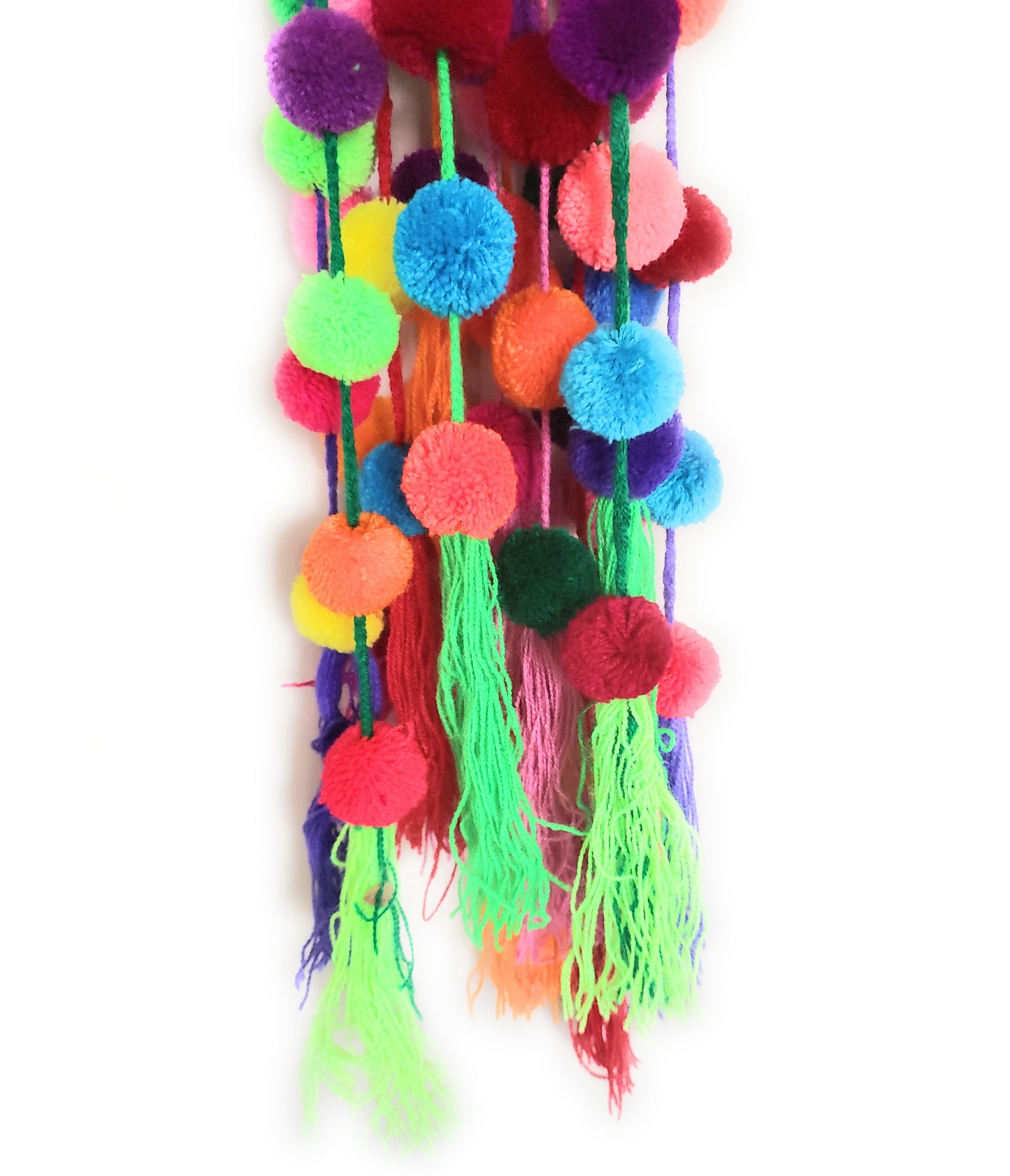 Mexican Pom Pom Garland Colorful