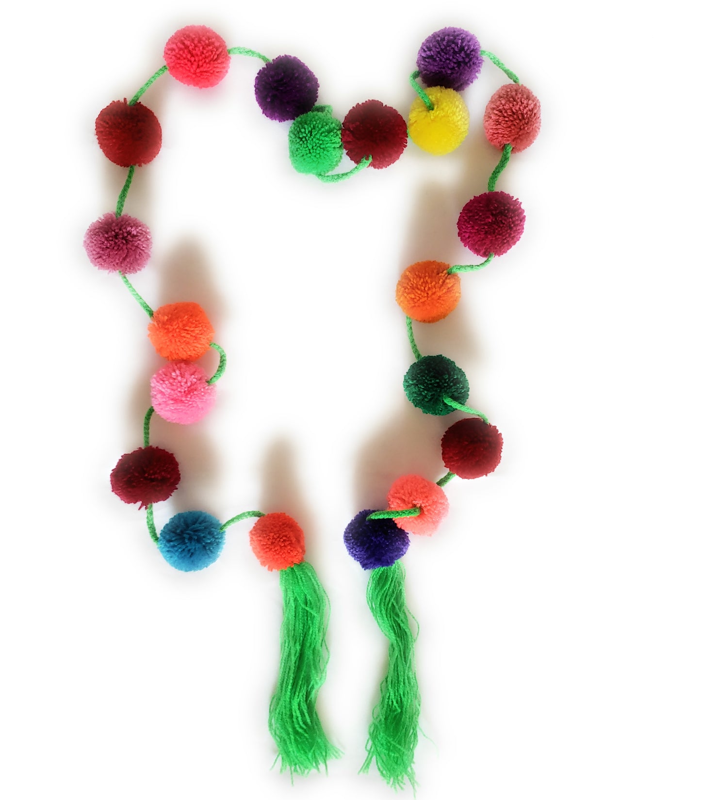Mexican Pom Pom Garland Colorful