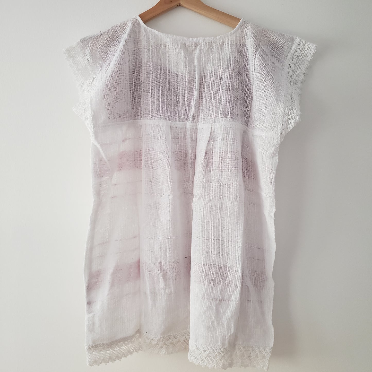 Handmade Woven Mexican Dove Bird Shirt from Oaxaca
