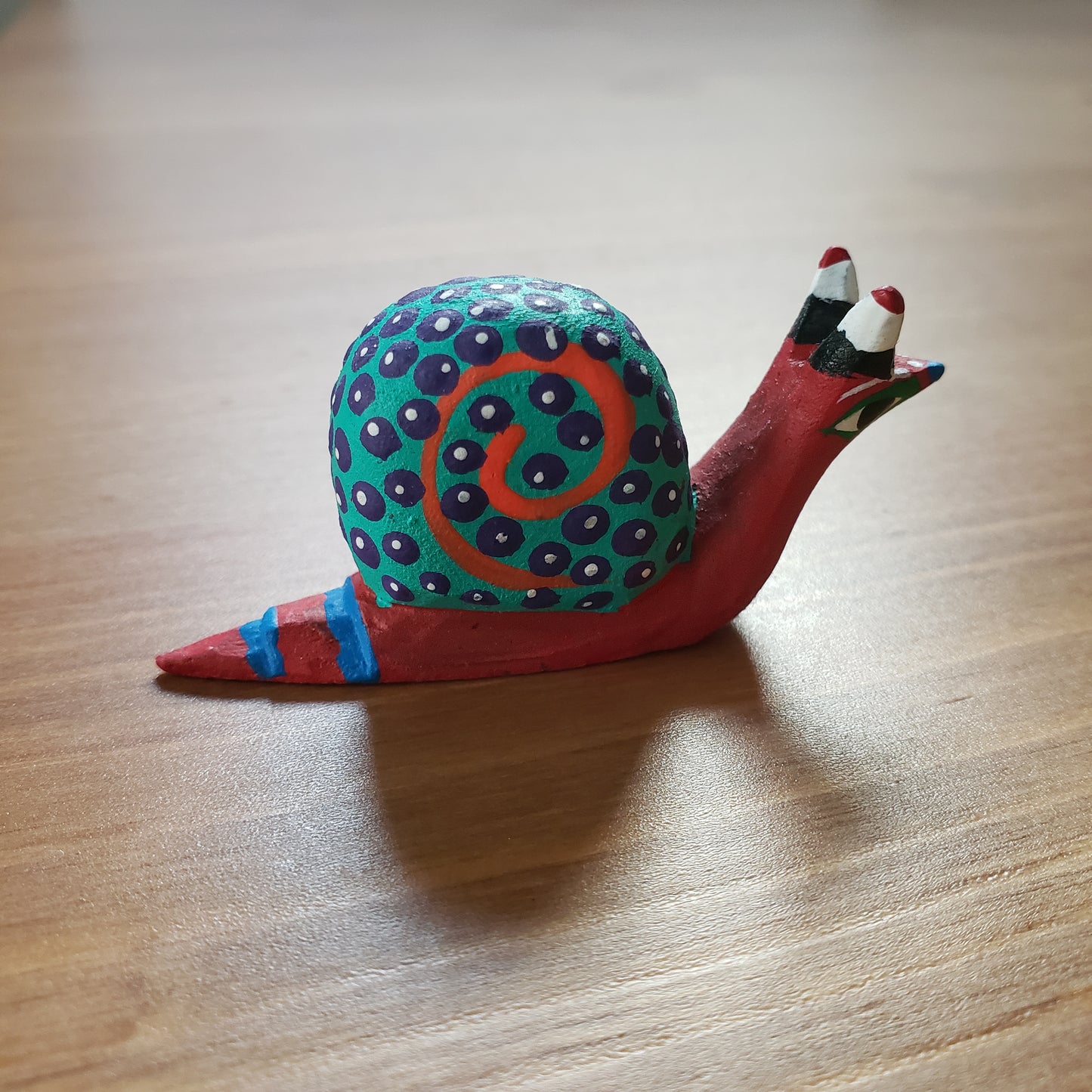 Snail Alebrije Oaxacan Wood Carving Folk Art