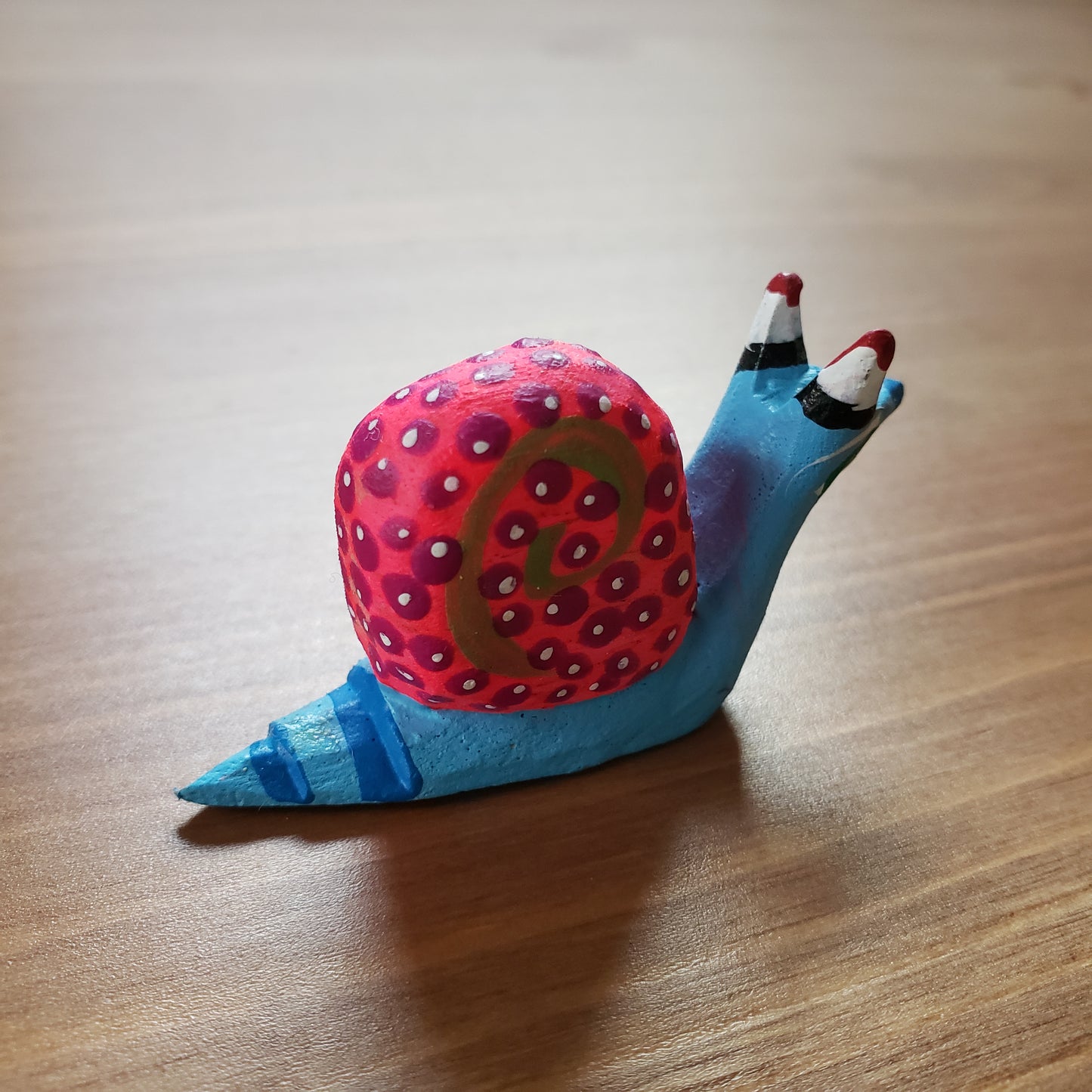 Snail Alebrije Oaxacan Wood Carving Folk Art