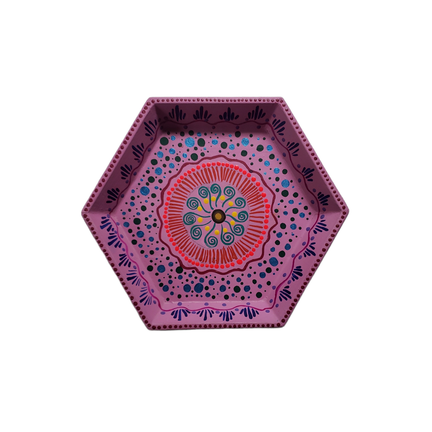 Large Hexagon Tray from Oaxaca, Mexico