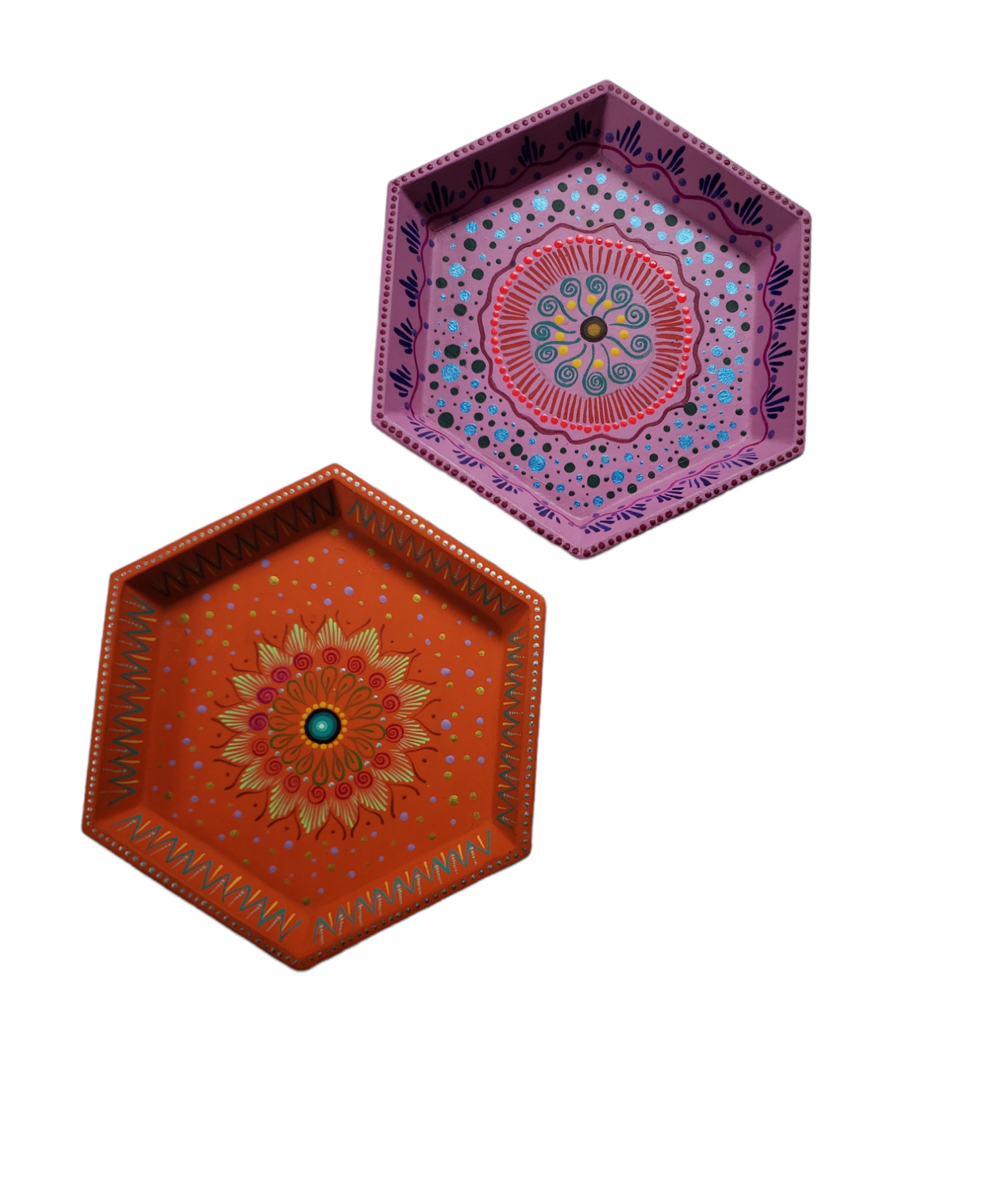 Large Hexagon Tray from Oaxaca, Mexico