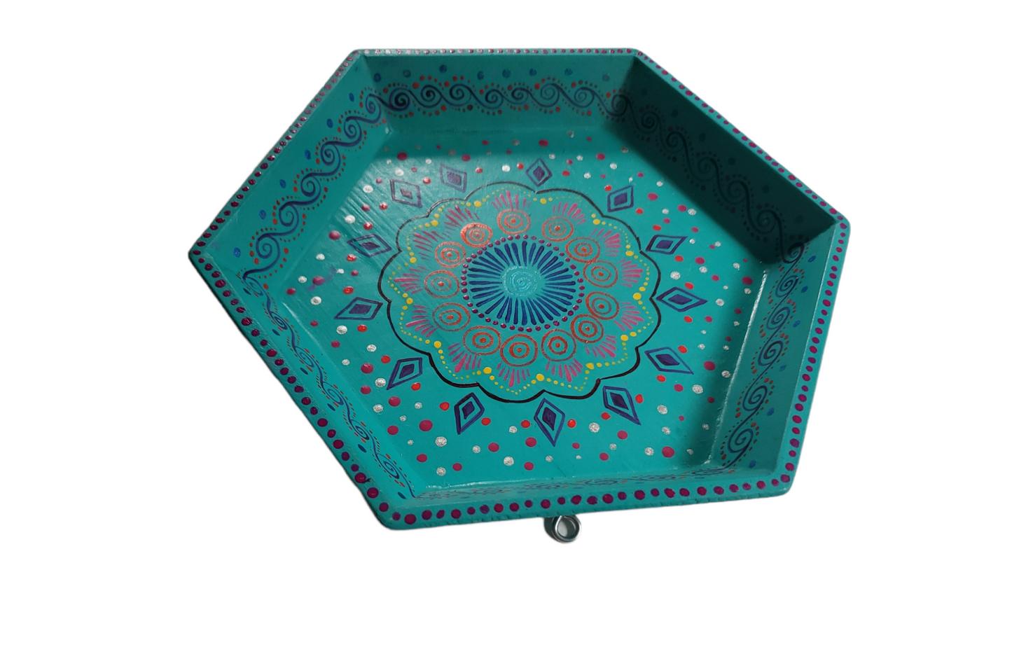 Large Hexagon Tray from Oaxaca, Mexico