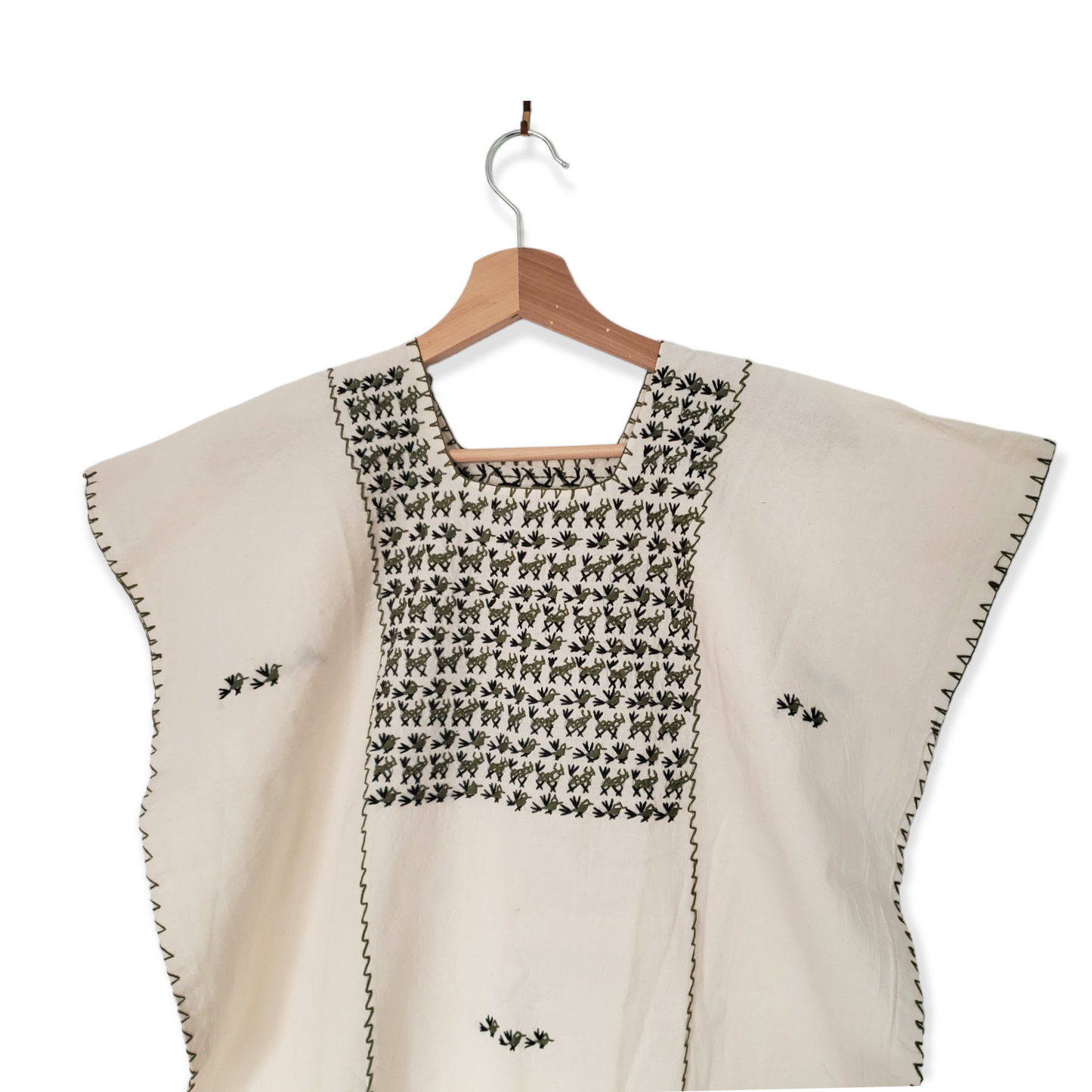 Mexican Huipil Dress Handmade in Oaxaca Mexico