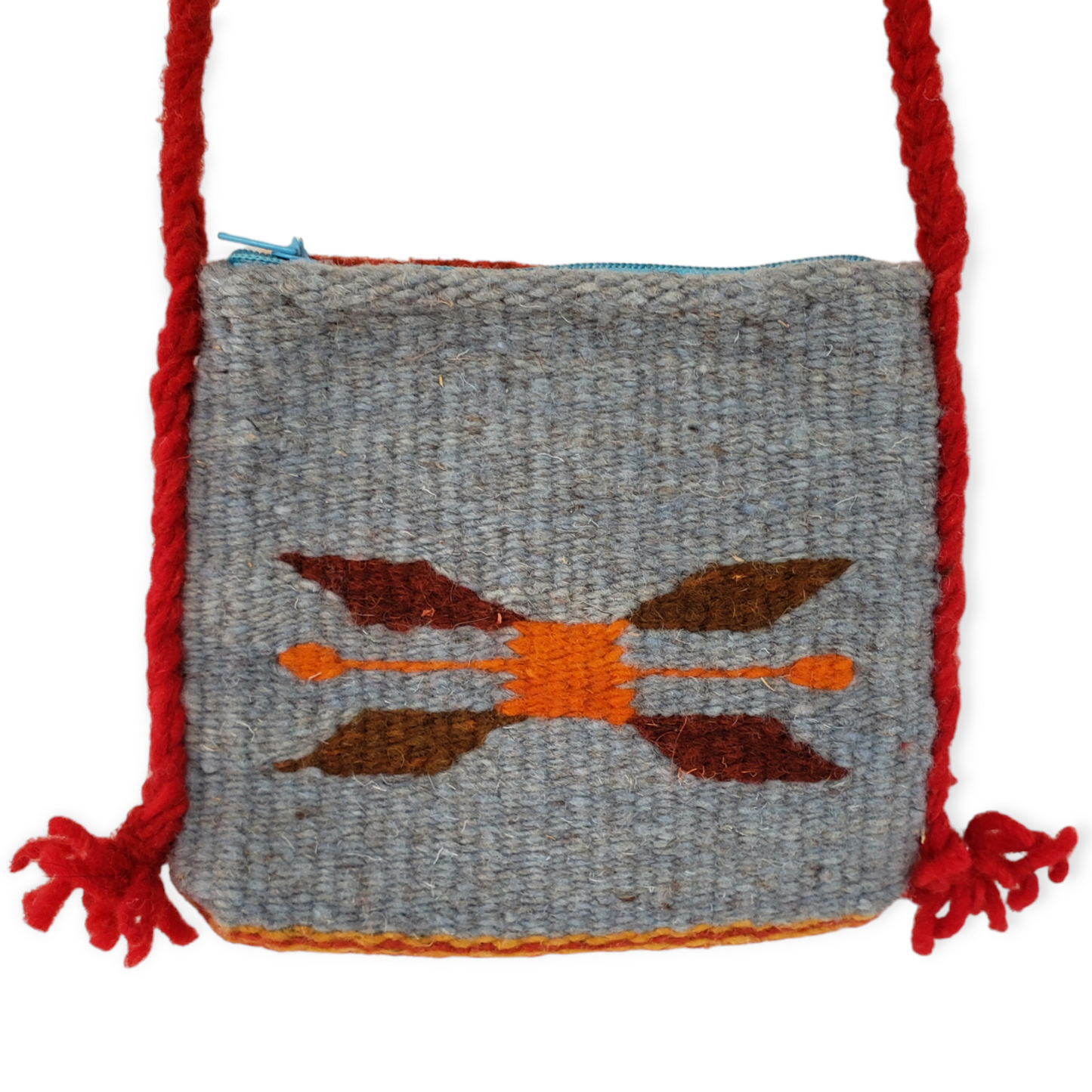 Woven Small Bag with Two Patterns