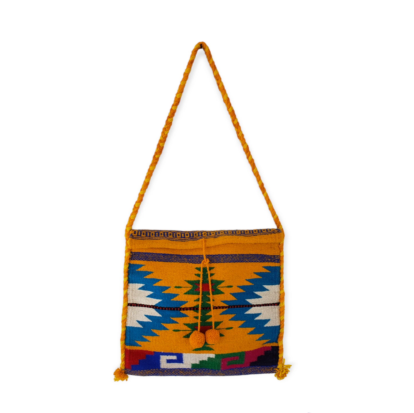 Yellow Woven Bag from Oaxaca