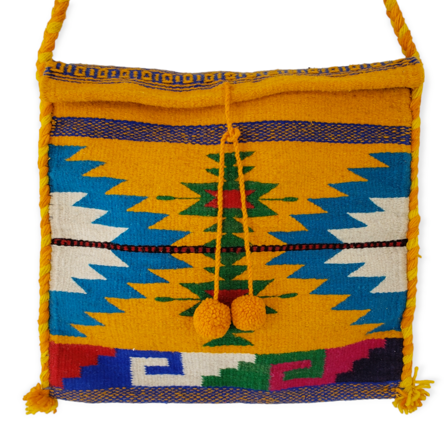 Yellow Woven Bag from Oaxaca