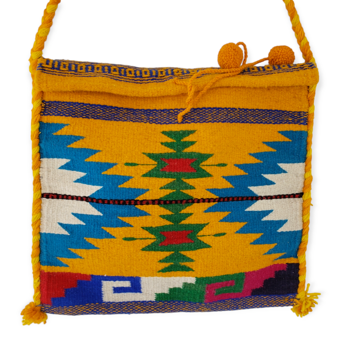 Yellow Woven Bag from Oaxaca