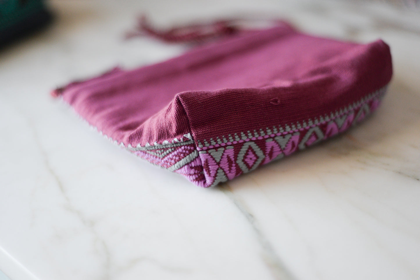 Mayan Embroidered Purse from Chiapas with Tassel - The Little Pueblo