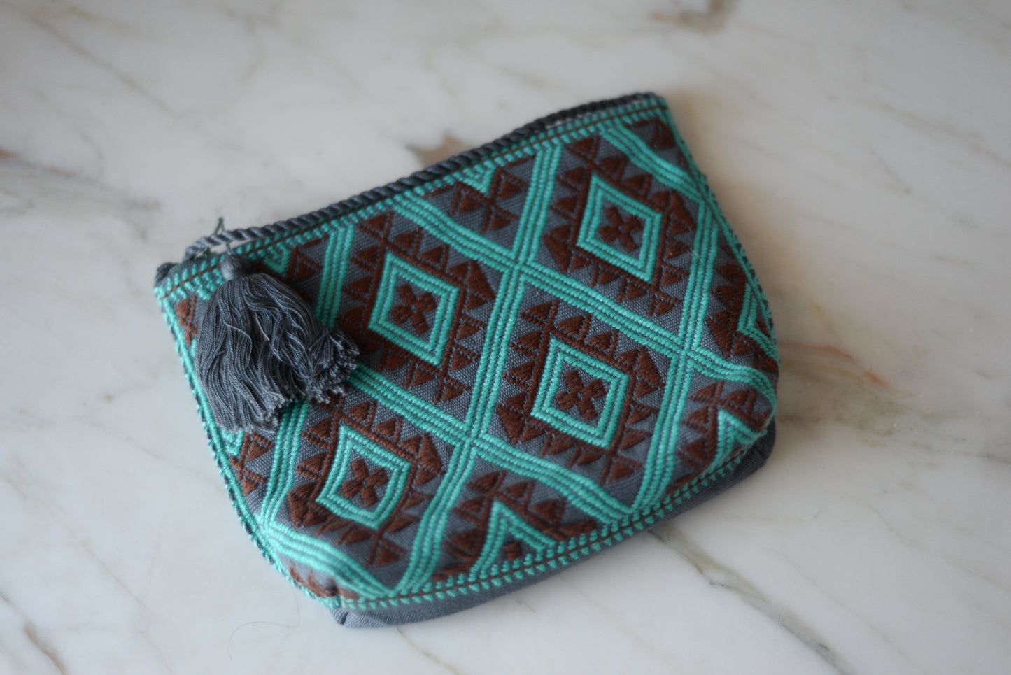 Mayan Embroidered Purse from Chiapas with Tassel - The Little Pueblo