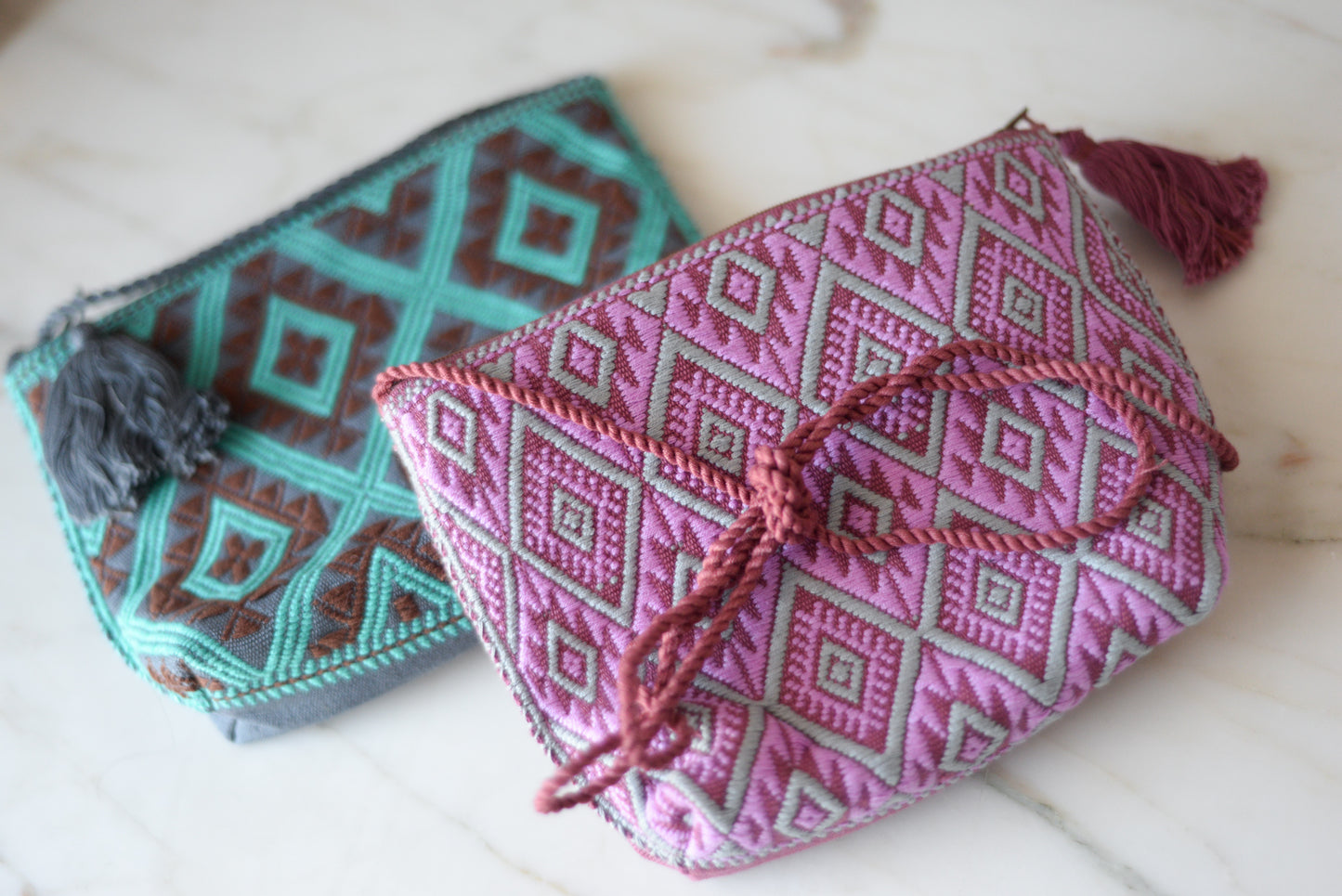 Mayan Embroidered Purse from Chiapas with Tassel - The Little Pueblo