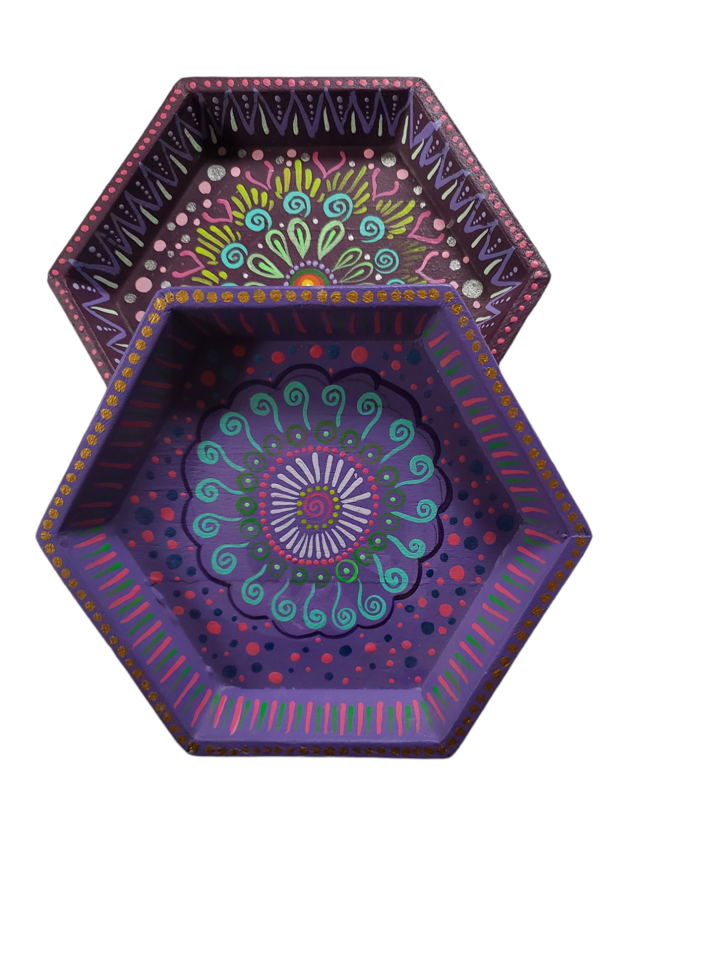 Small Hexagon Tray from Oaxaca, Mexico
