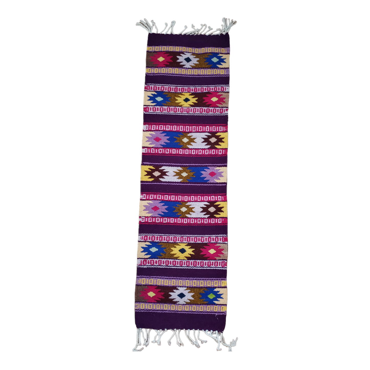 Purple Zapotec Woven Wall Hanging