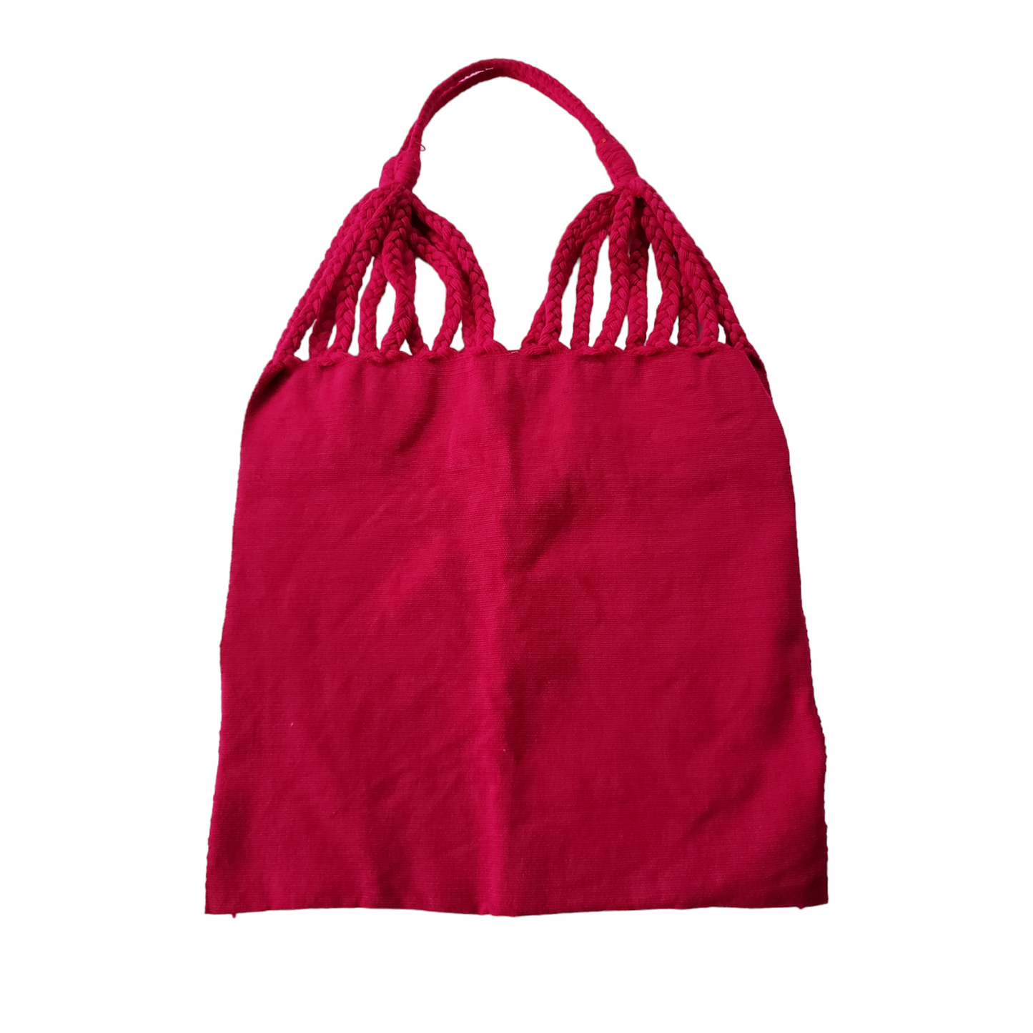 Embroidered Mexican Woven Tote Bag