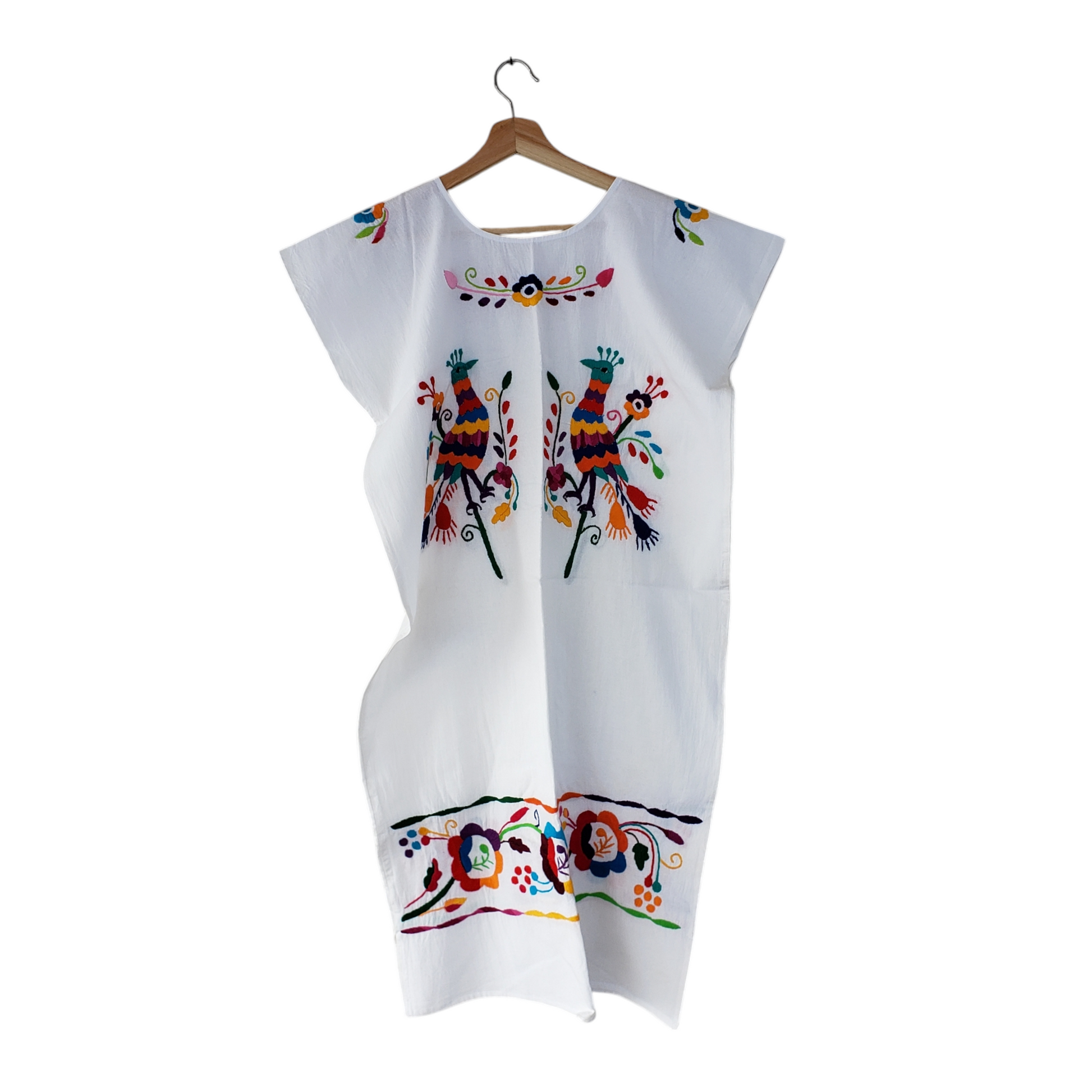 Peacock Huipil Mexican Dress - Handmade in Oaxaca Mexico The Little Pueblo Peacock Huipil Mexican Dress - Handmade in Oaxaca Mexico The Little Pueblo