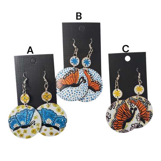 Butterfly Earrings from Oaxaca