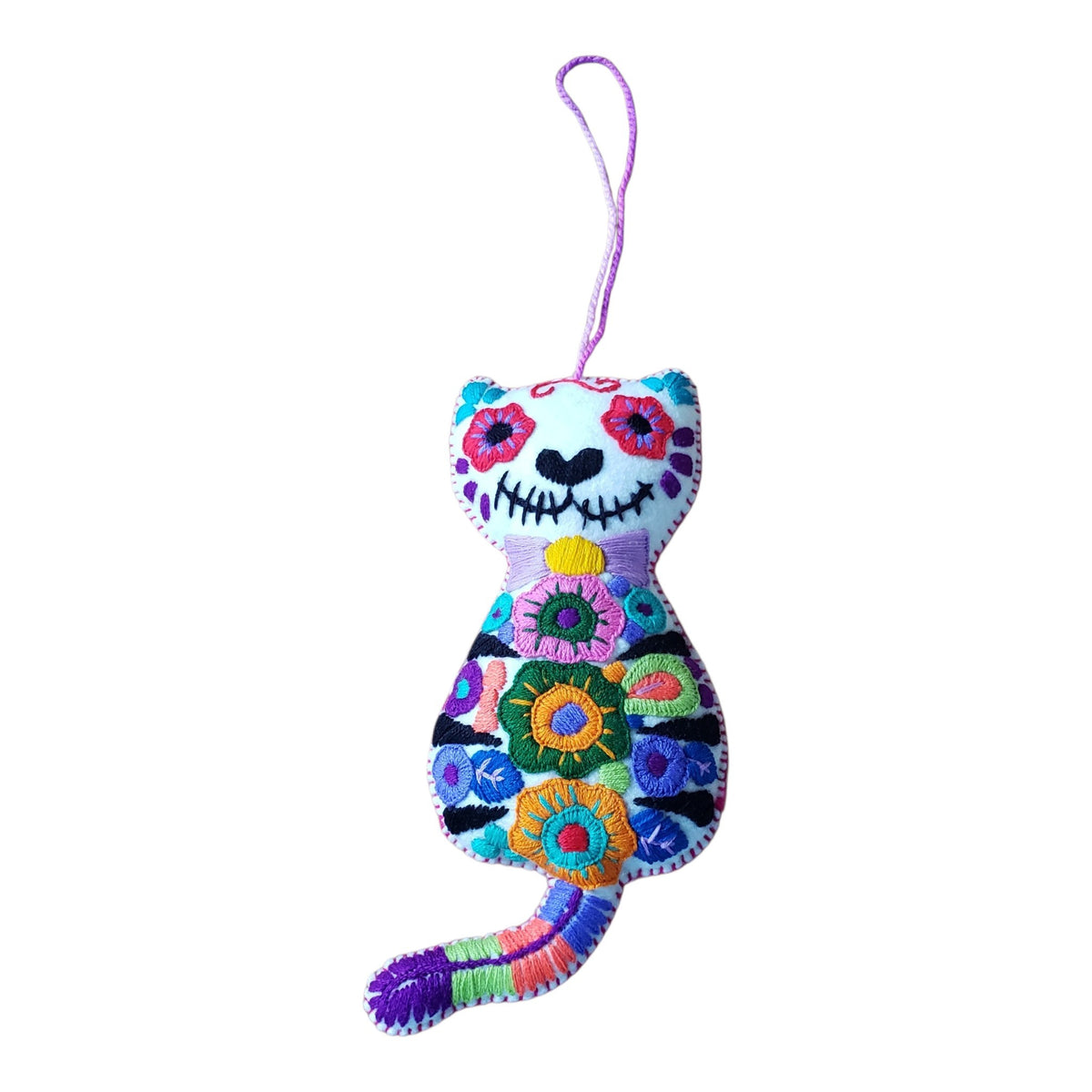 Dia de Muertos Hanging Cat Animalito from Chiapas, Mexico