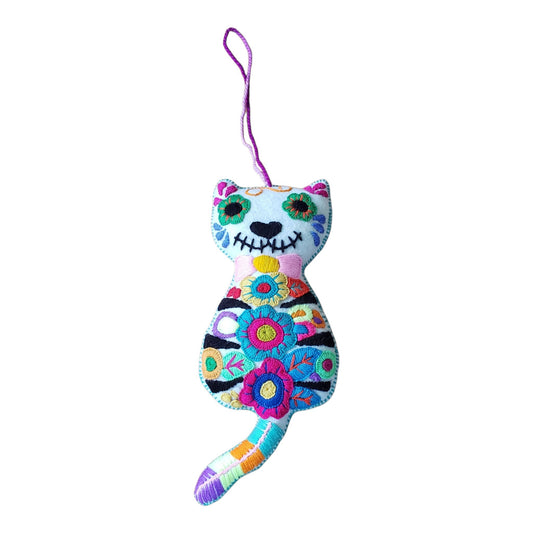 Dia de Muertos Hanging Cat Animalito from Chiapas, Mexico