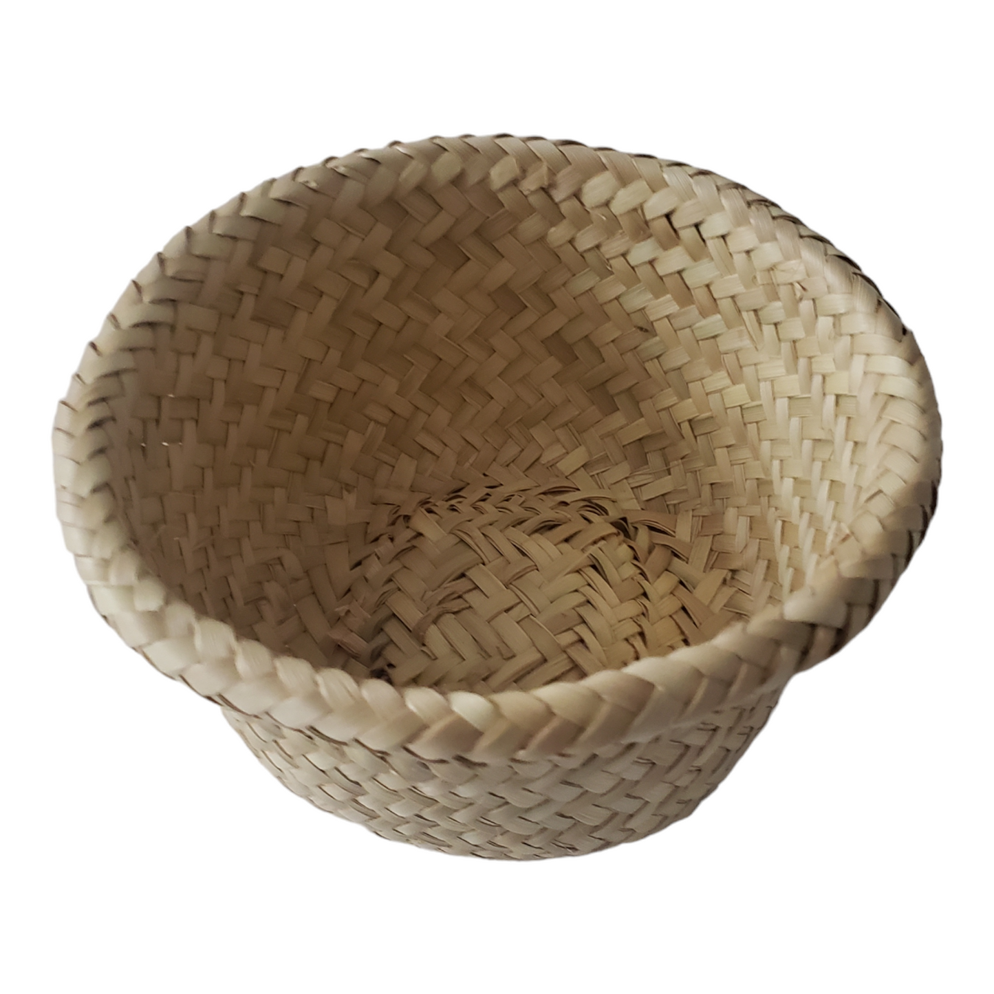 Low Round Oaxaca Palm Basket